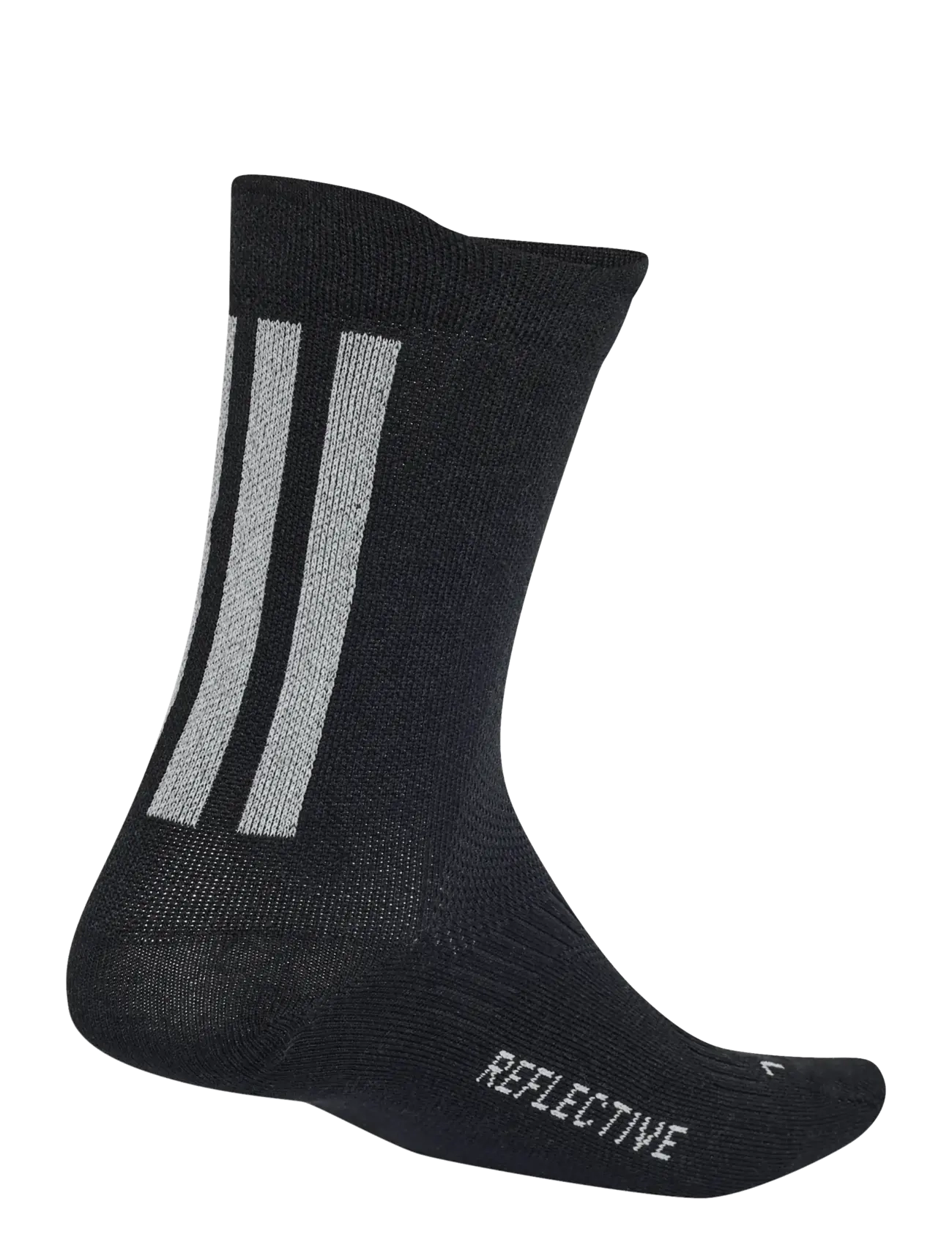adidas Performance - RUN RFLCTV CREW - sportsocken - black/refsil - 1