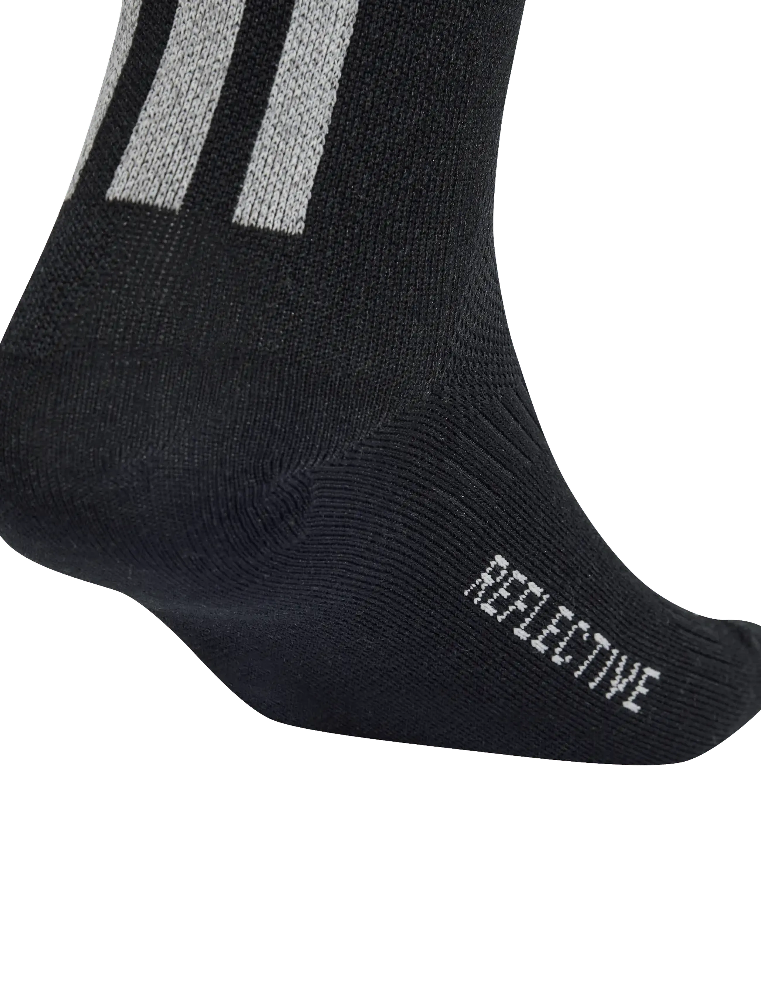 adidas Performance - RUN RFLCTV CREW - sportsocken - black/refsil - 3