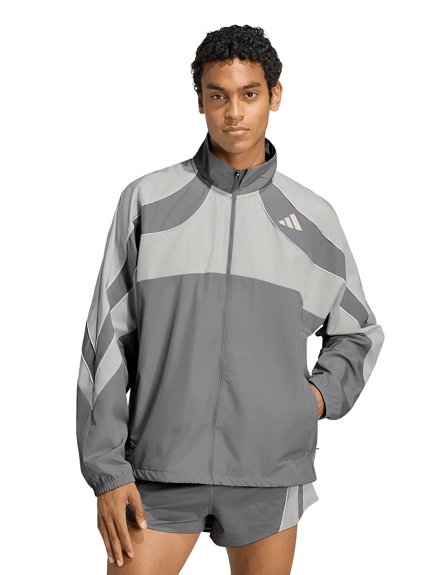 adidas Performance - ADIZERO A JKT M - grethr/greone - 0