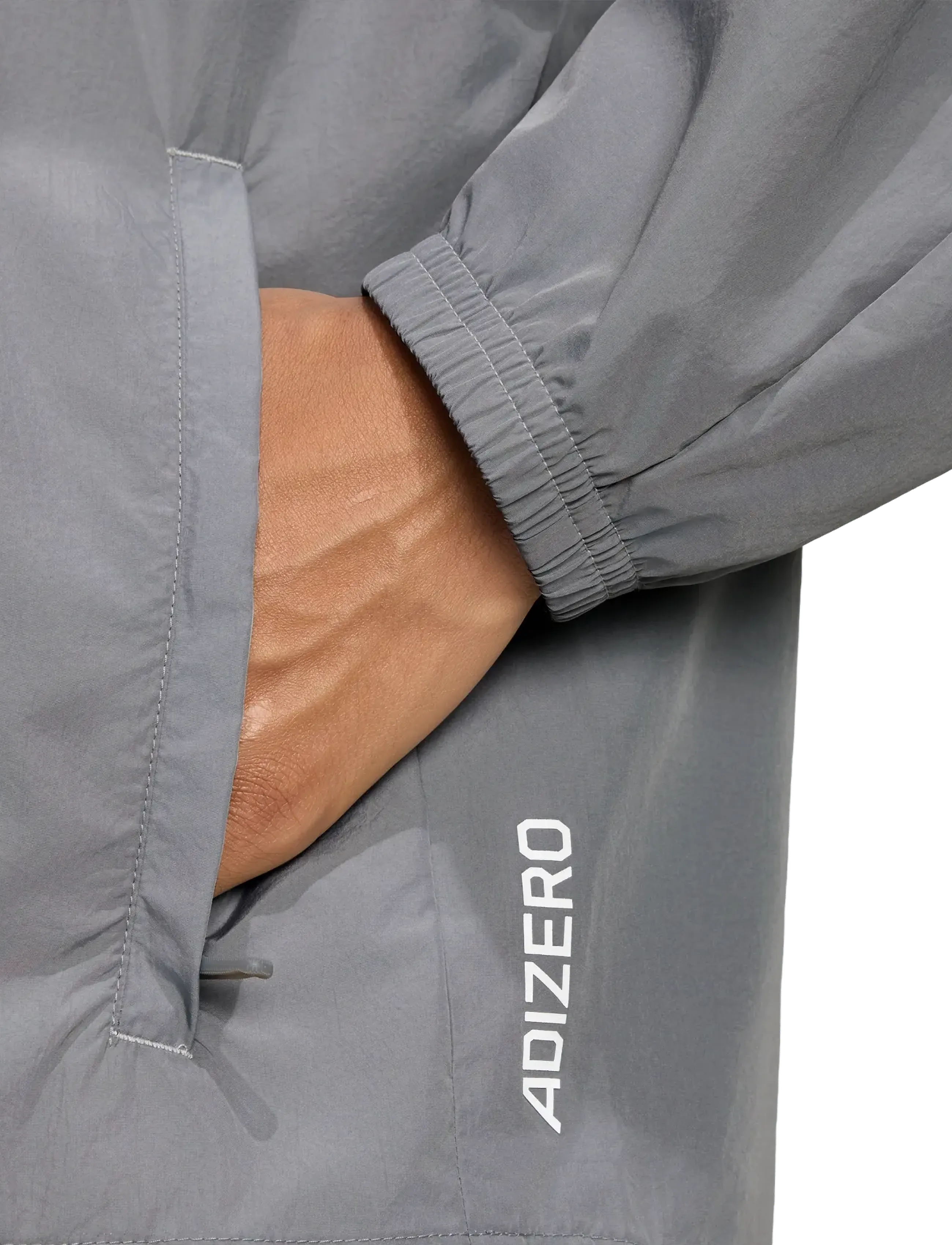 adidas Performance - ADIZERO A JKT M - grethr/greone - 3