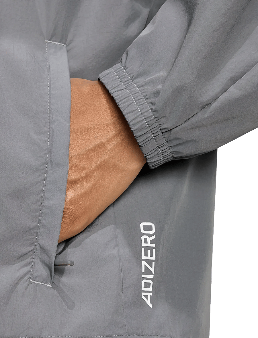 adidas Performance - ADIZERO A JKT M - grethr/greone - 3