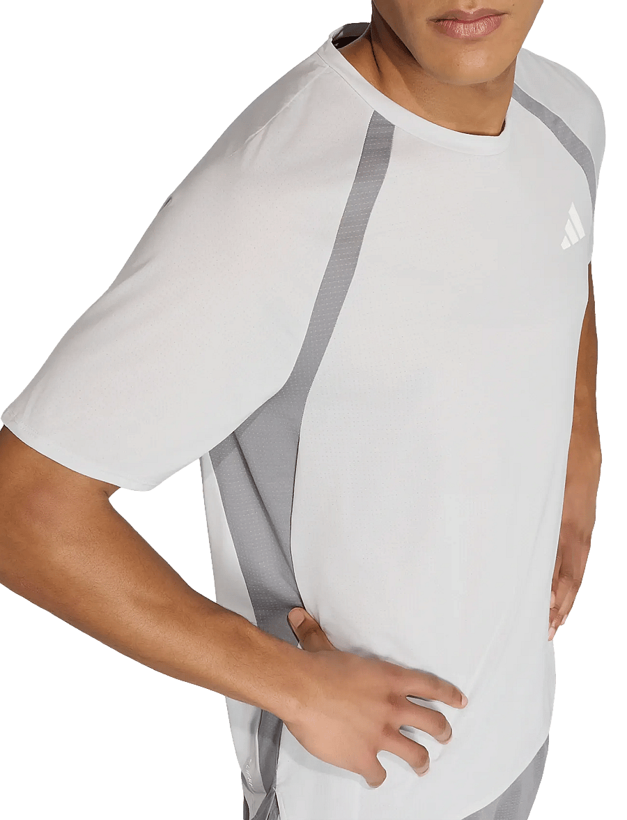 adidas Performance - ADIZERO A TEE M - greone/grethr - 2