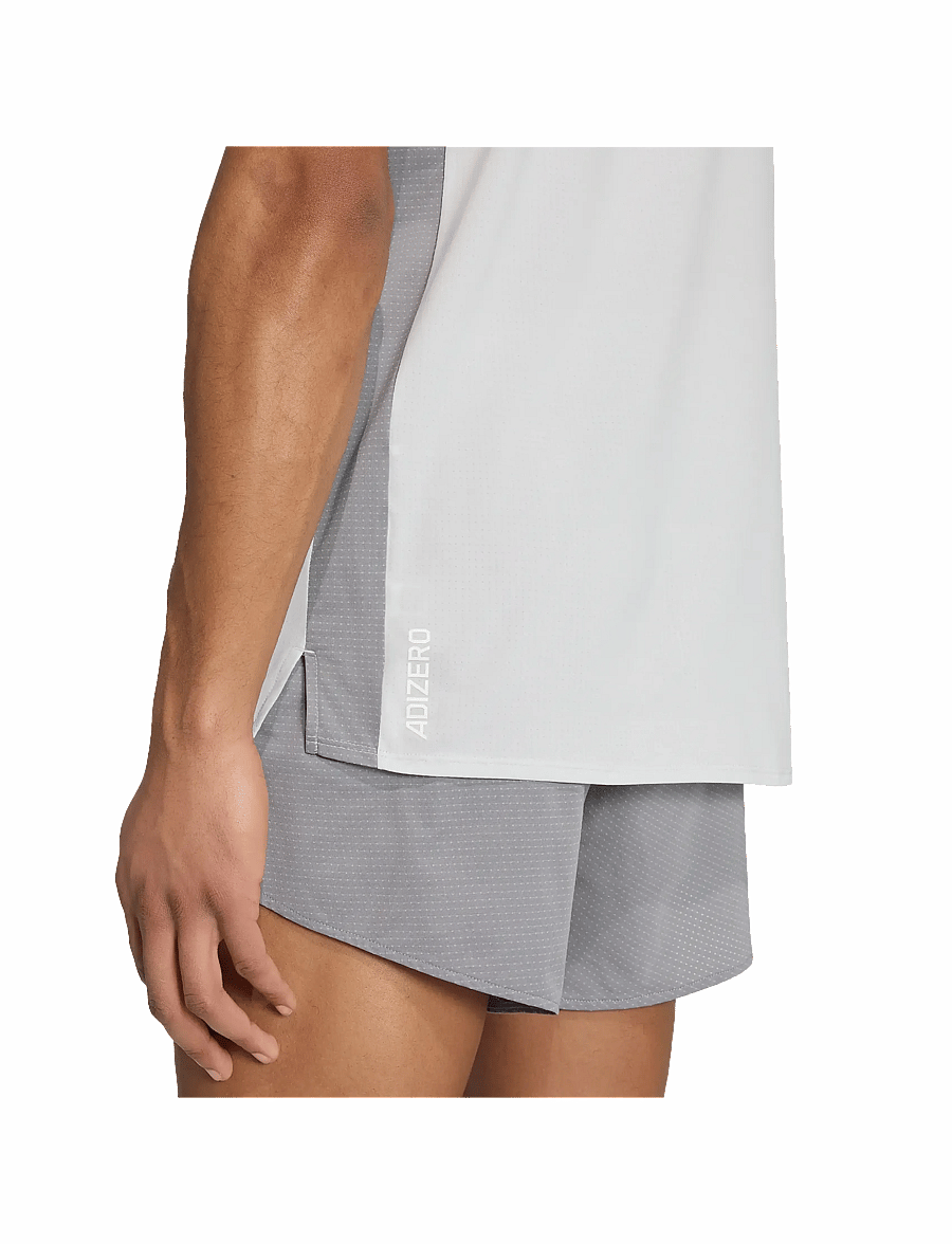 adidas Performance - ADIZERO A TEE M - greone/grethr - 4