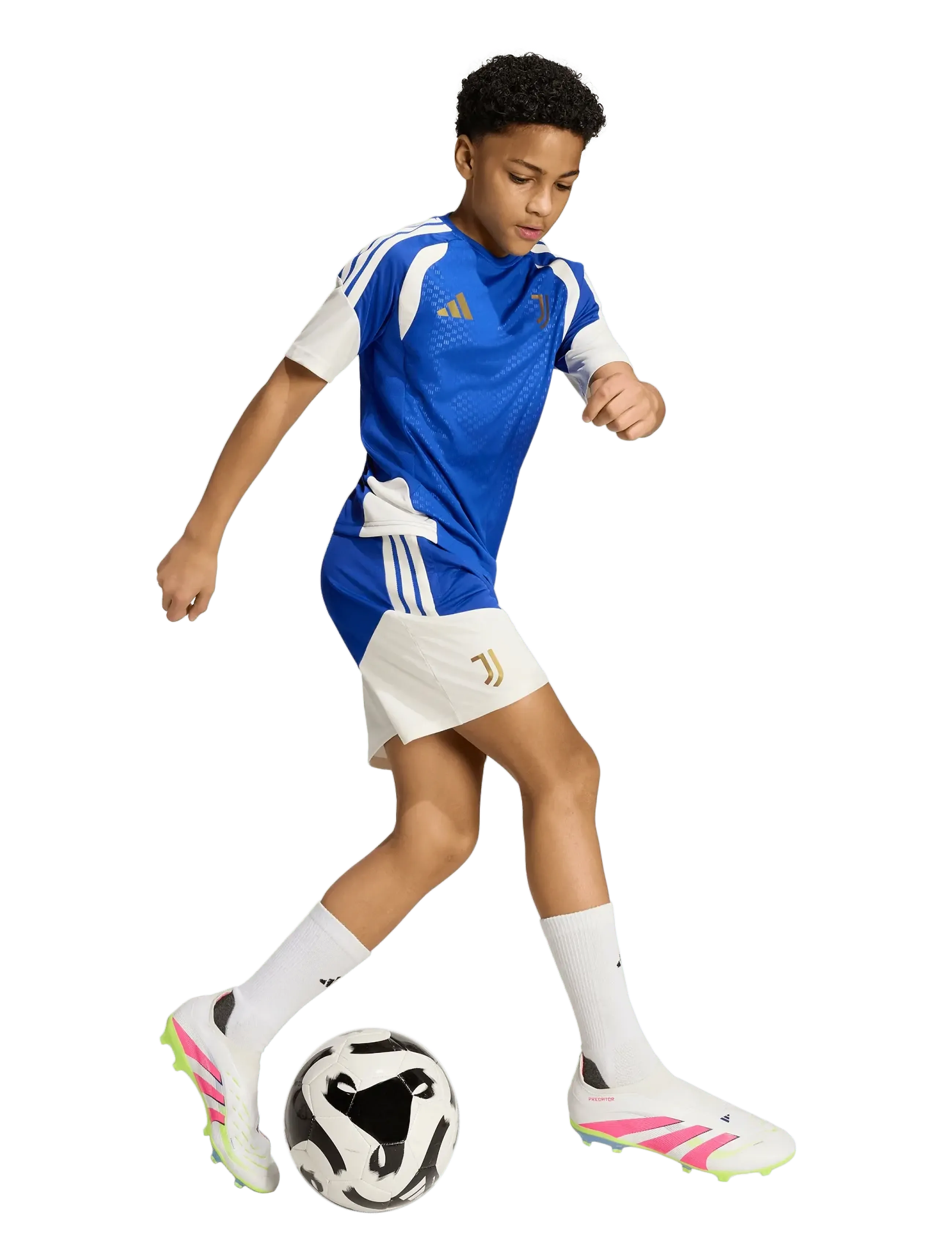 adidas Performance Juve Tr Jsyy, 128, Blue, T-Shirts > Fodboldtrøjer, Børn