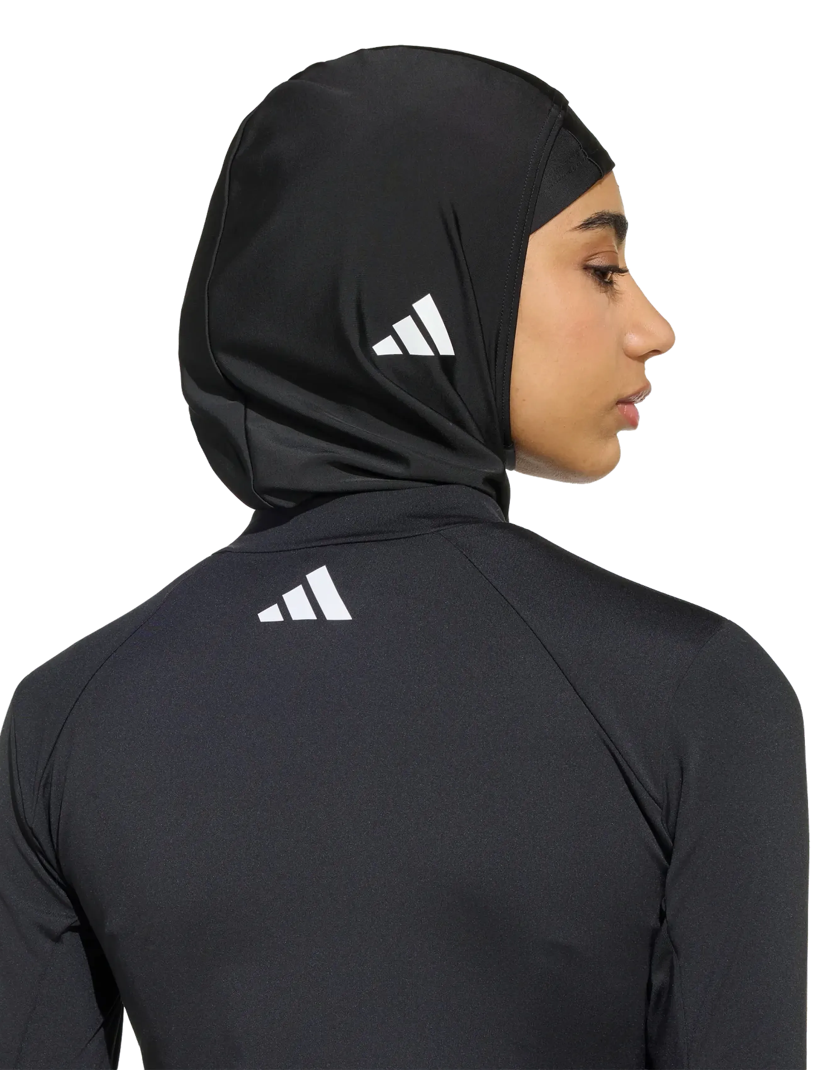 adidas Performance - BB LS SWIM TOP - black/white - 4