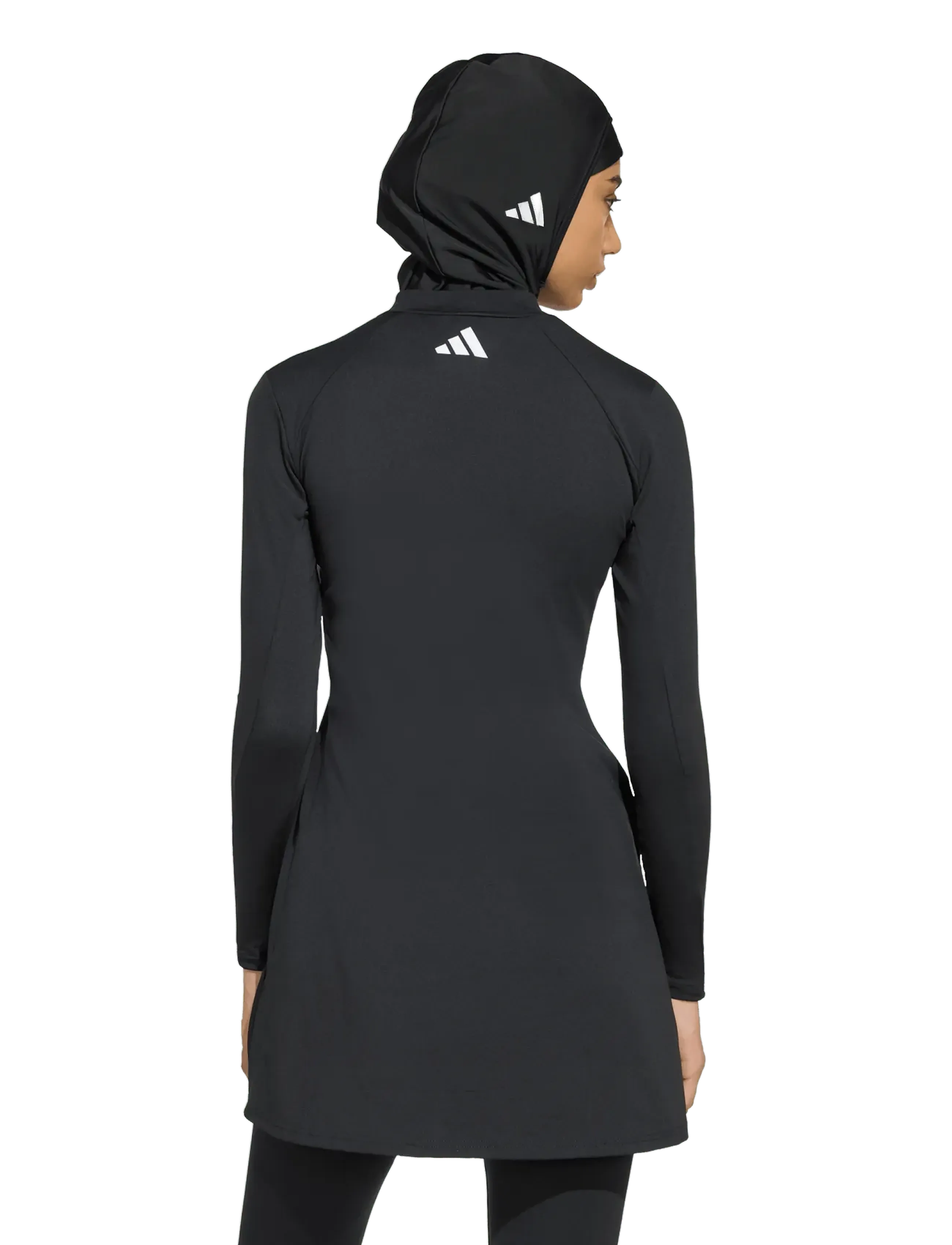 adidas Performance - BB LS SWIM TOP - black/white - 5
