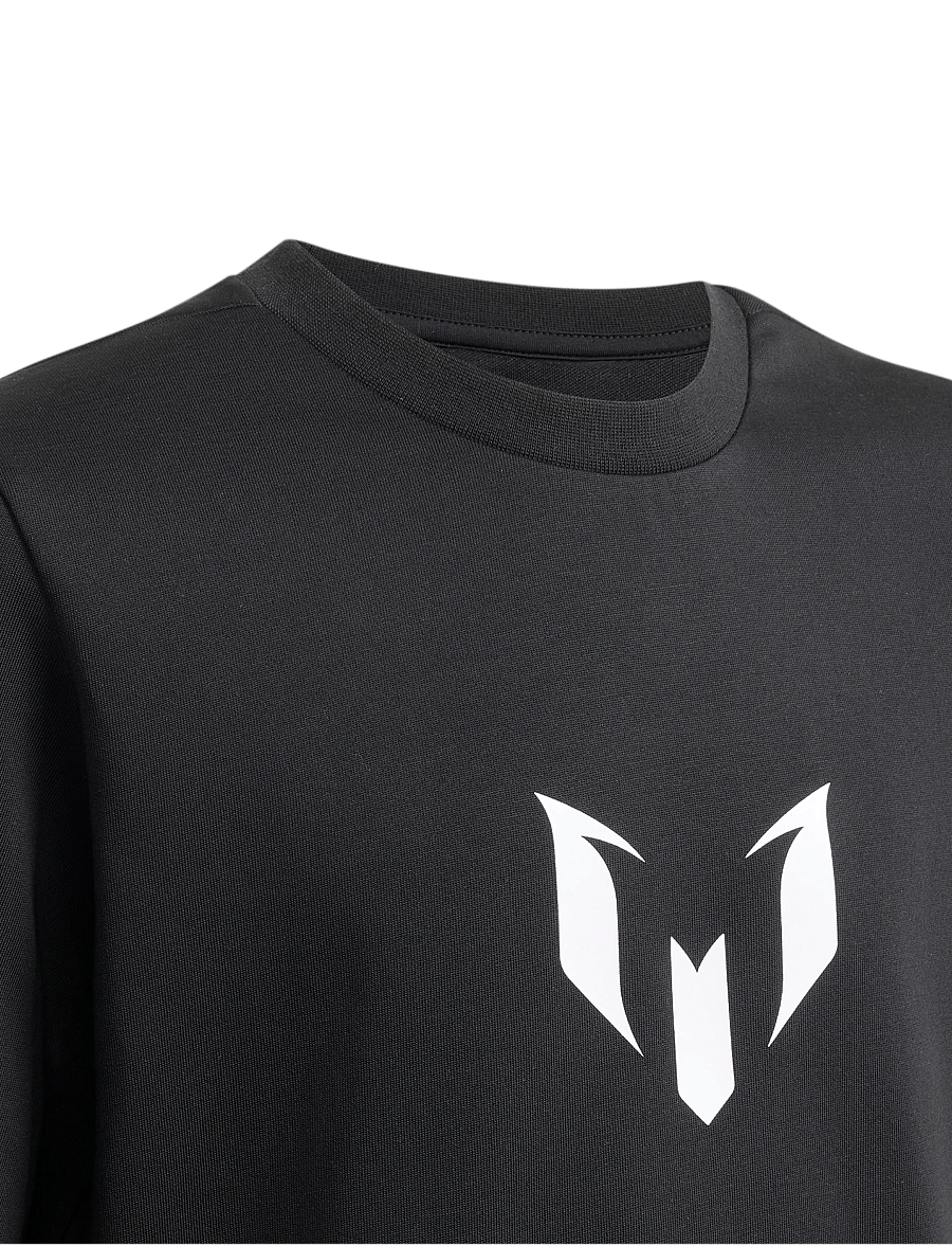 adidas Performance - MESSI ZNE TEE Y - sportoberteile - black - 2