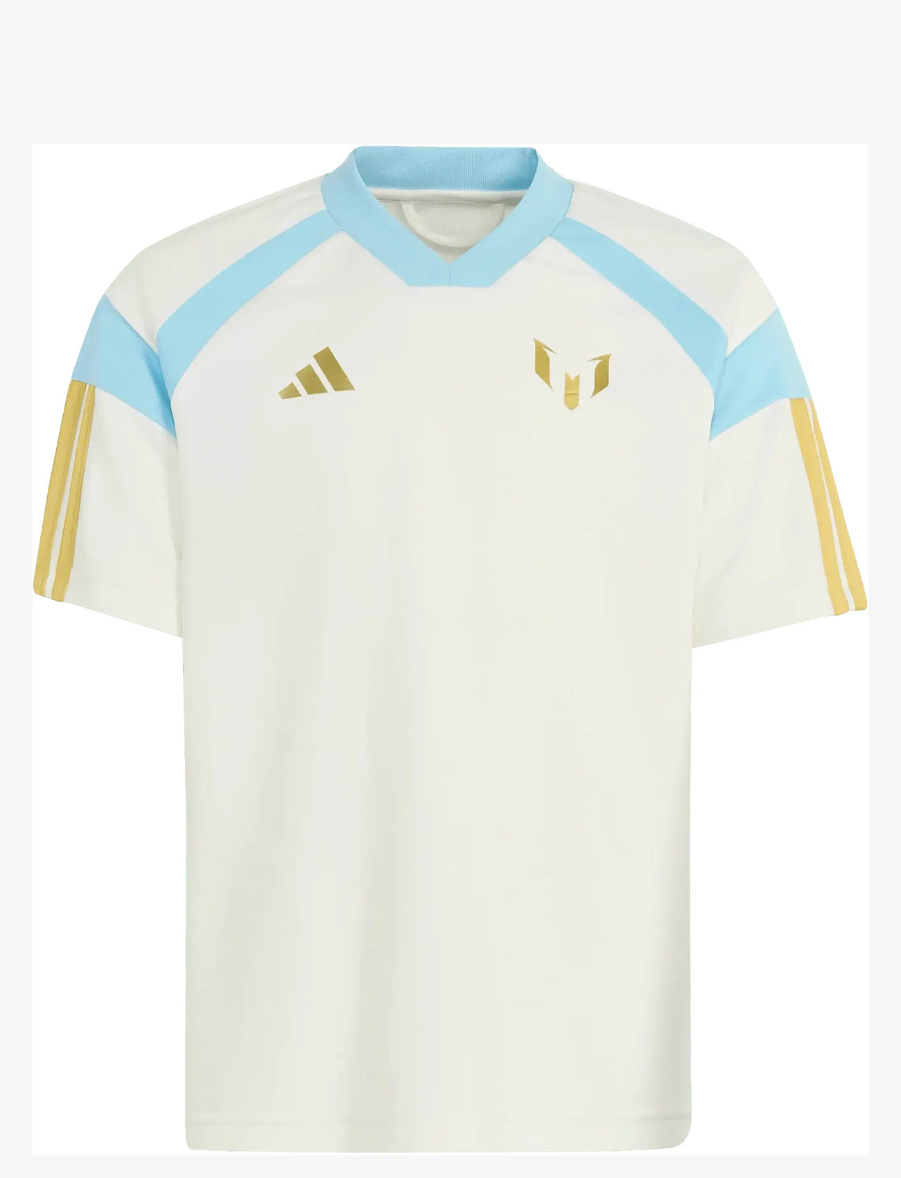 adidas Performance - MESSI HOT TEE Y - owhite/iceblu - 0