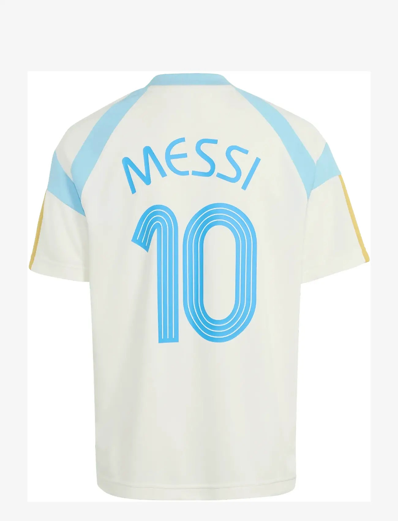 adidas Performance - MESSI HOT TEE Y - owhite/iceblu - 1