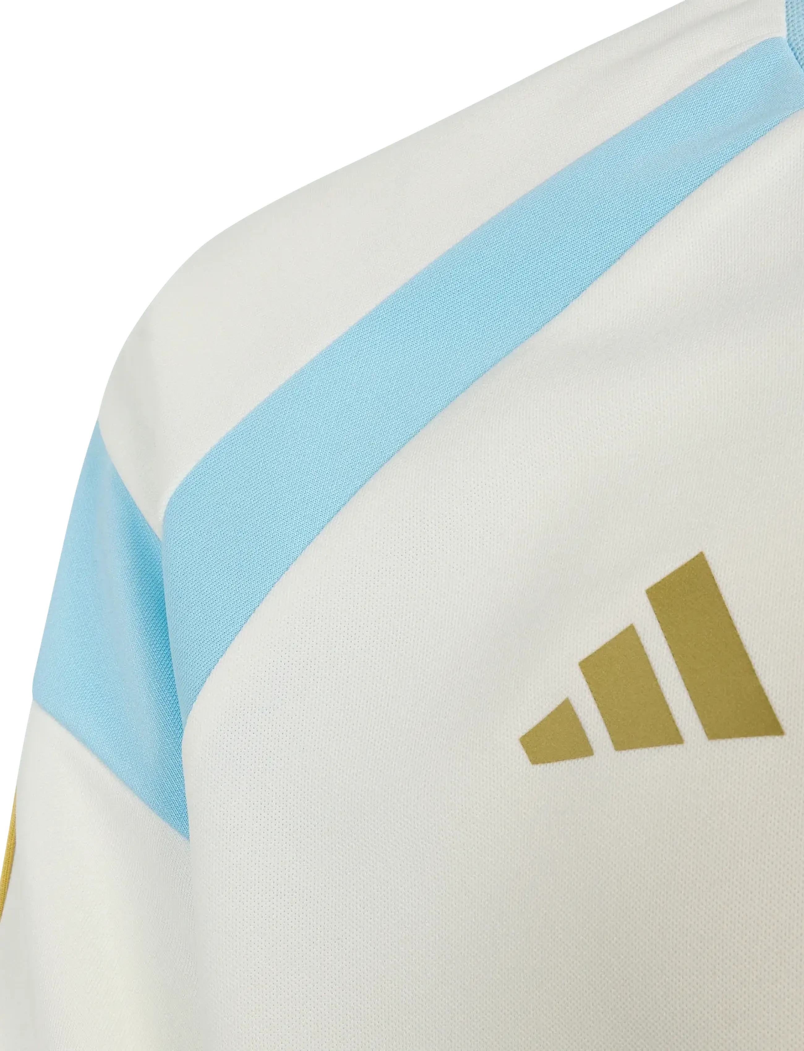 adidas Performance - MESSI HOT TEE Y - sports tops - owhite/iceblu - 3
