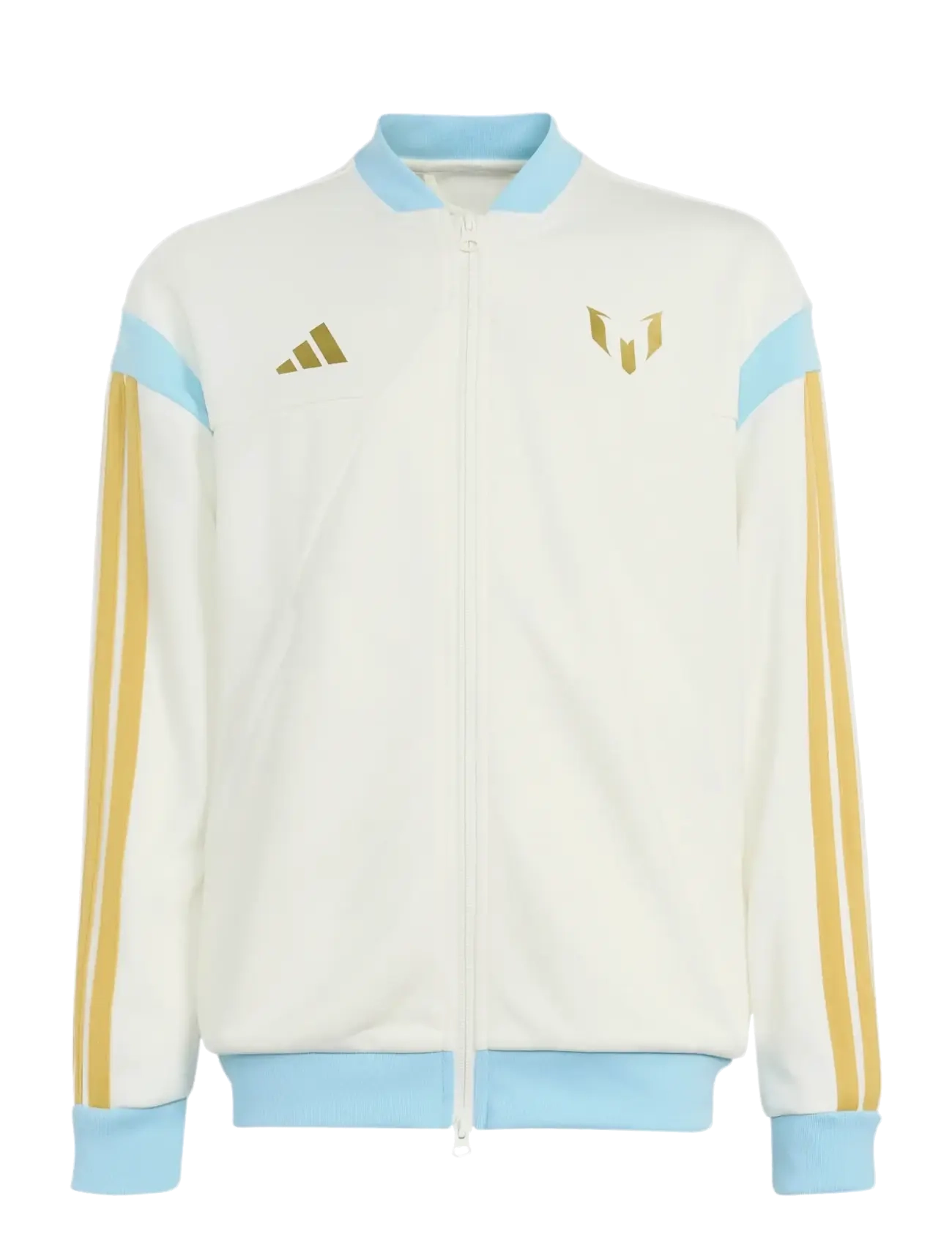 adidas Performance Messi Hot Ttopy, Børn, Træningsjakke, Cream, Str: 140