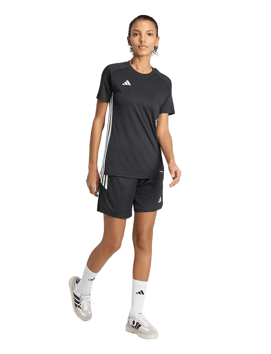 adidas Performance - TIRO ES SHO W - black/black/white - 3