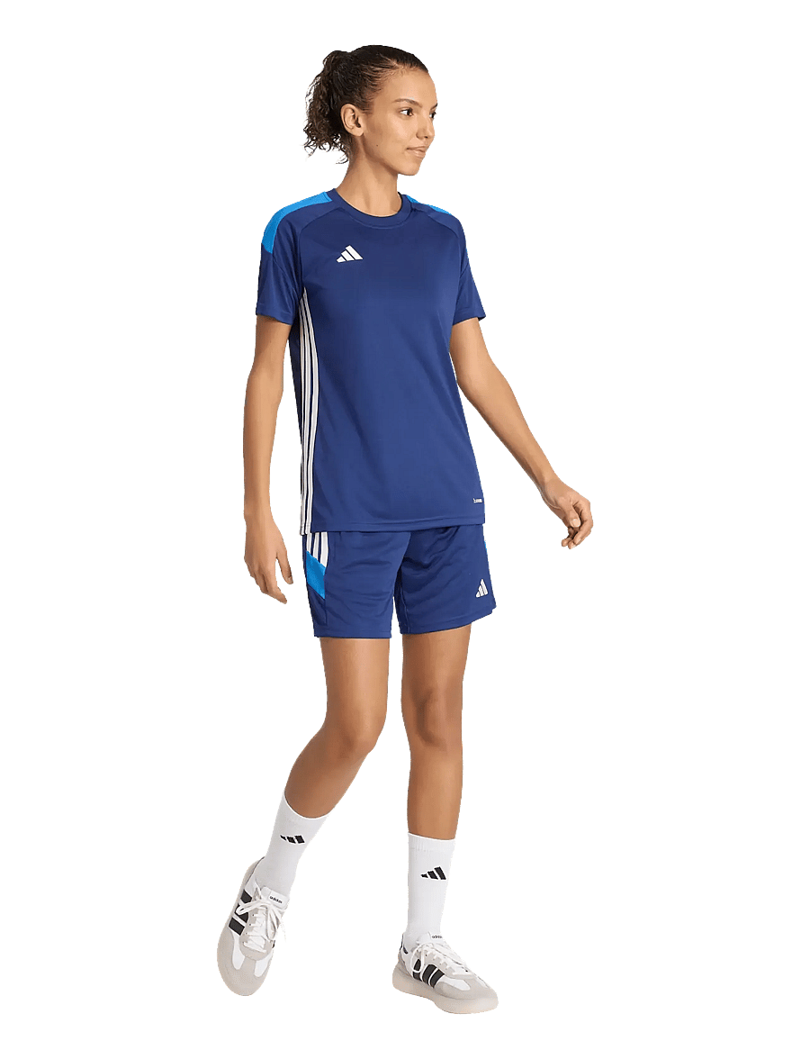 adidas Performance - TIRO ES SHO W - trainingsshorts - dkblue/broyal/white - 0
