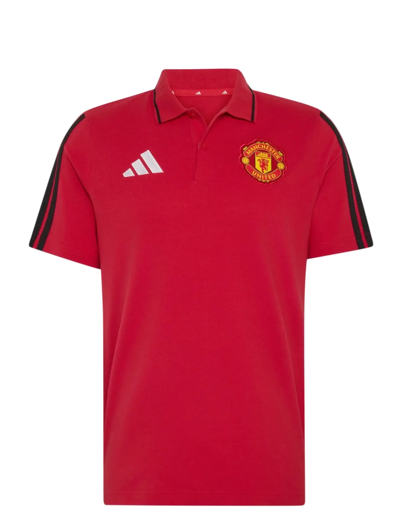 adidas Performance MUFC DNA POLO - Vis alt - MUFRED / red