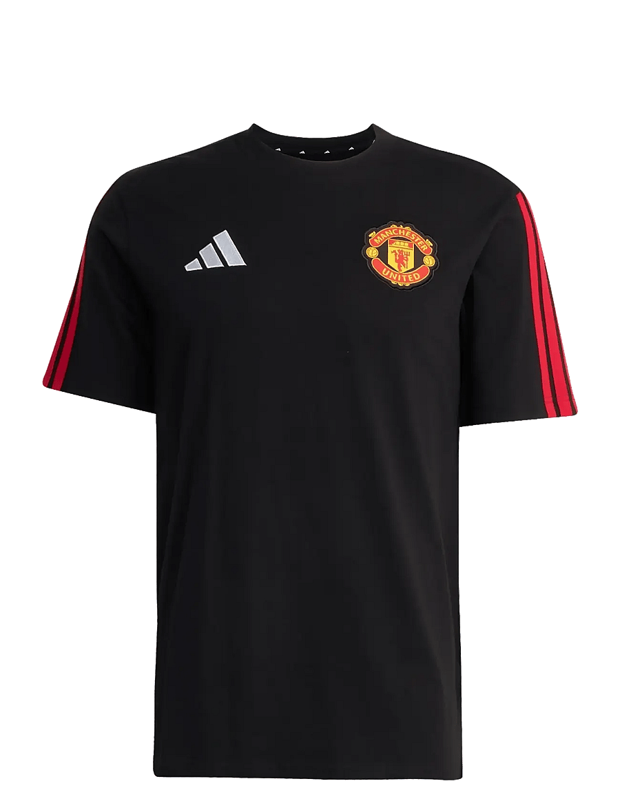 adidas Performance - MUFC DNA TEE - fußballoberteile - black - 1