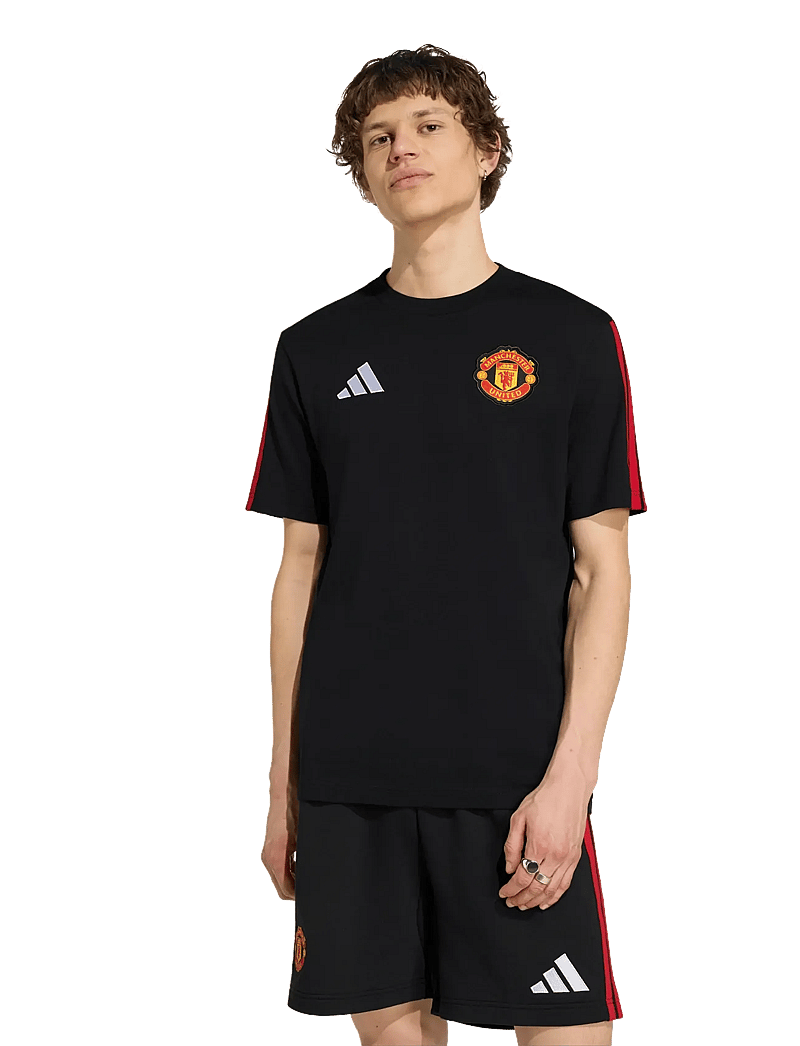 adidas Performance - MUFC DNA TEE - fußballoberteile - black - 3