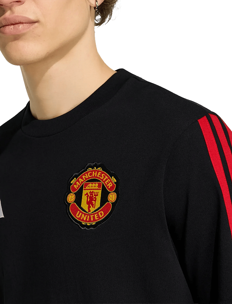 adidas Performance - MUFC DNA TEE - fußballoberteile - black - 5