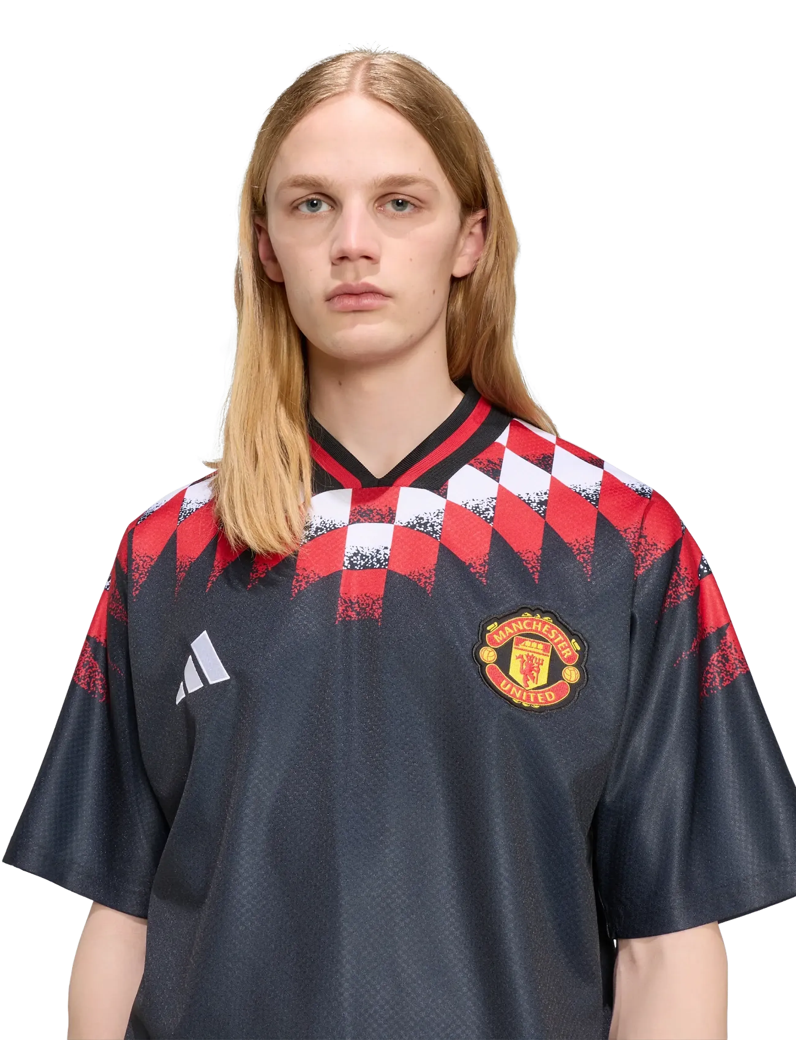adidas Performance - MUFC ST JSY - fotbollströjor - black - 4
