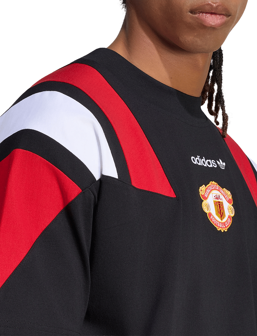 adidas Performance - Manchester United EQT TEE - fußballoberteile - black - 3