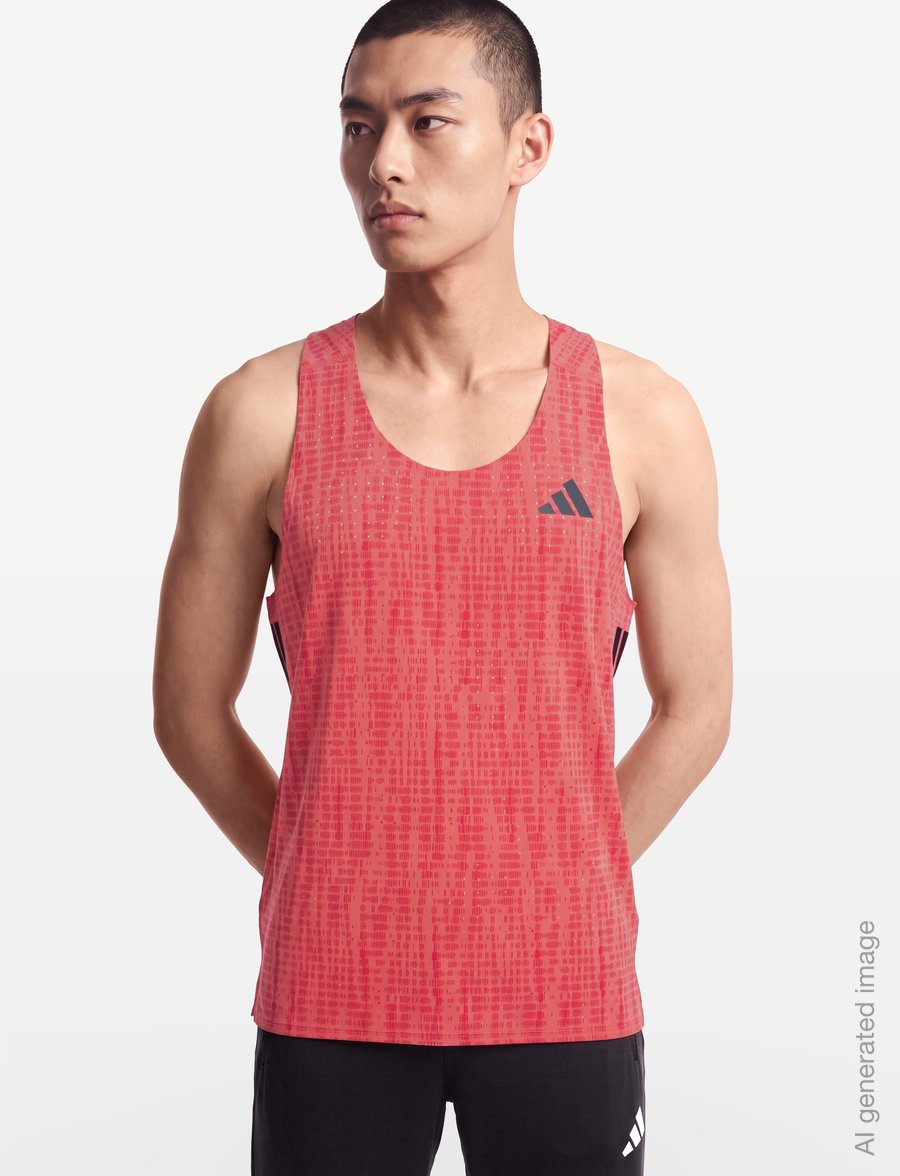 adidas Performance - ADIZERO SNGLT M - Õlapaeltega pluusid - semtur - 3