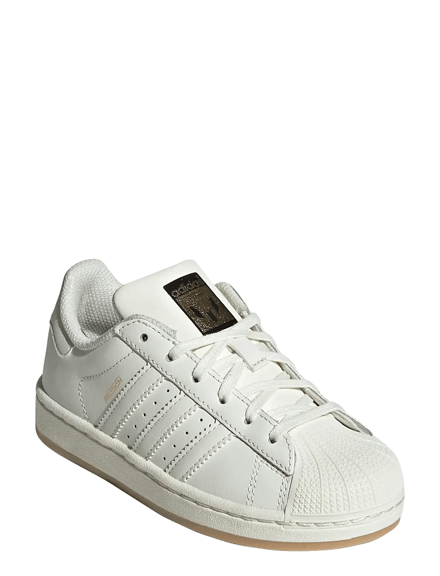 adidas Performance - SUPERSTAR MESSI C - lave sneakers - ivory/ivory/goldmt - 0