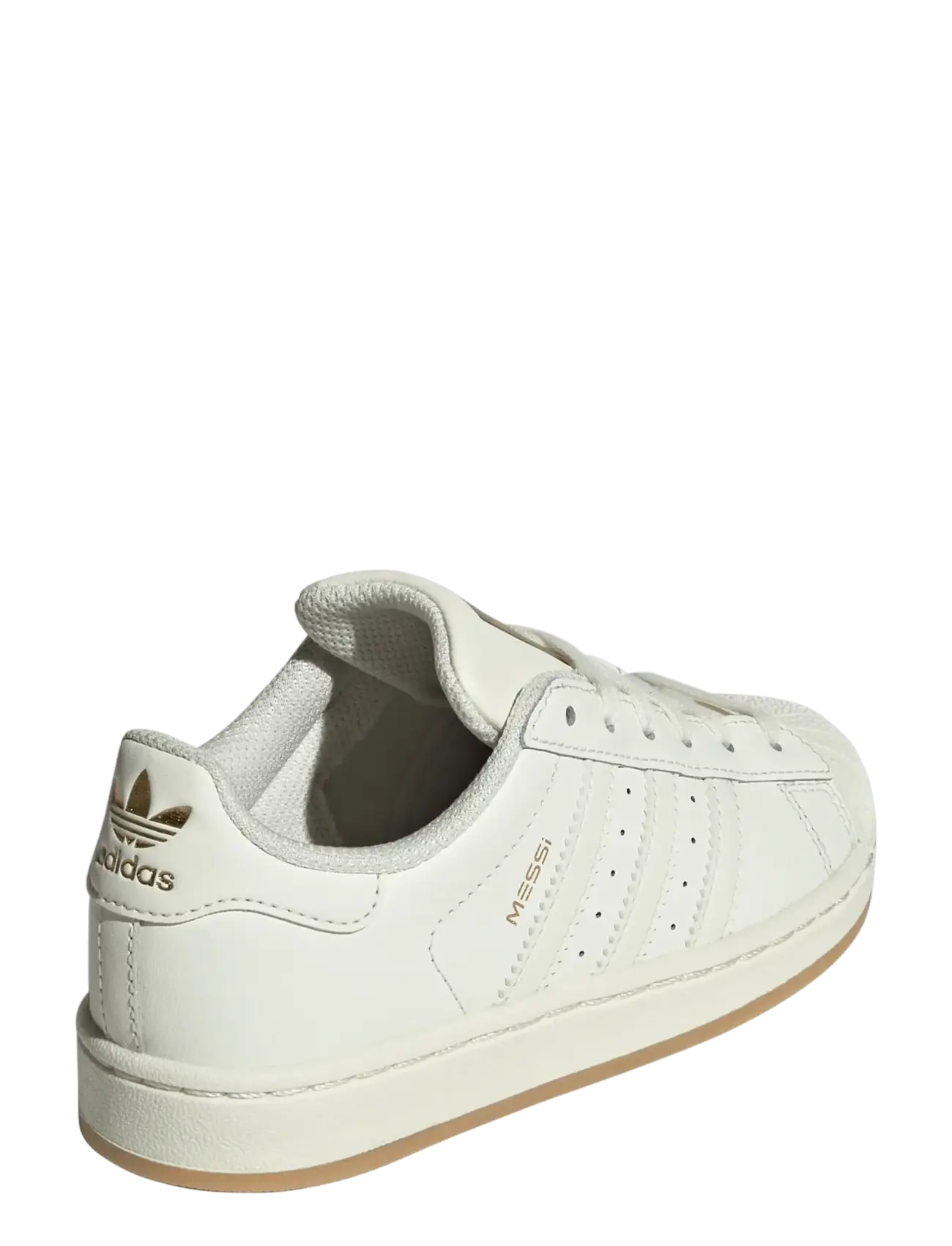 adidas Performance - SUPERSTAR MESSI C - lave sneakers - ivory/ivory/goldmt - 3