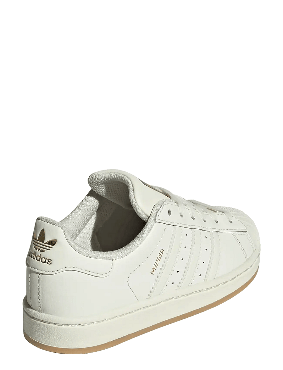 adidas Performance - SUPERSTAR MESSI C - lave sneakers - ivory/ivory/goldmt - 3