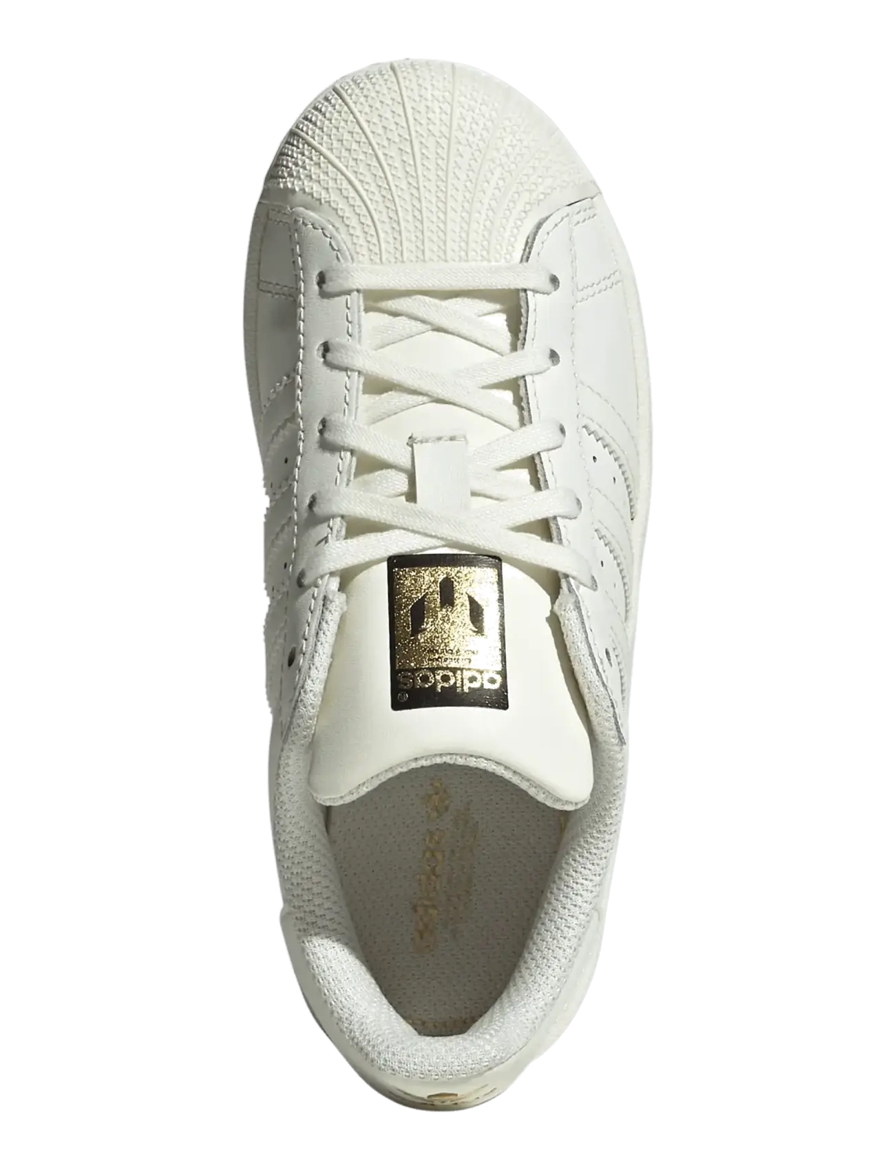 adidas Performance - SUPERSTAR MESSI C - lave sneakers - ivory/ivory/goldmt - 4