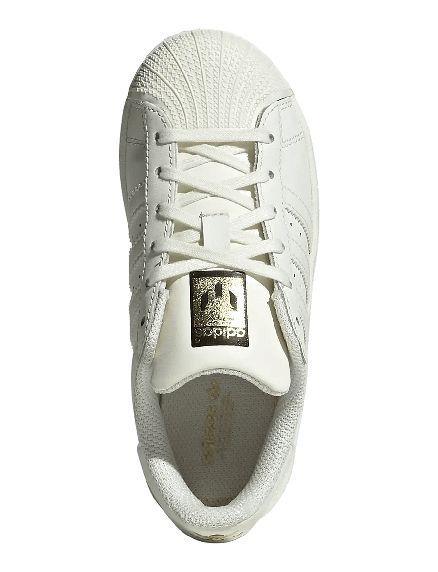 adidas Performance - SUPERSTAR MESSI C - lave sneakers - ivory/ivory/goldmt - 4