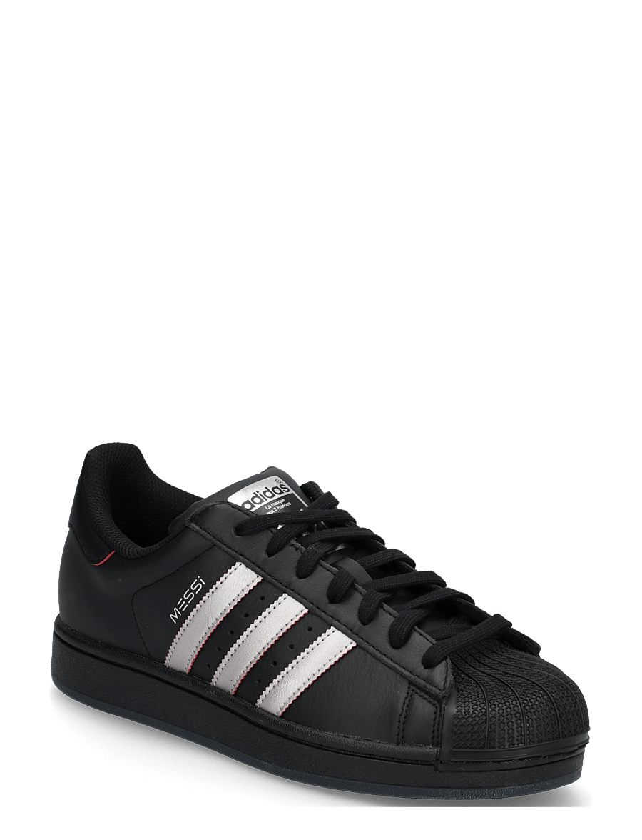 adidas Performance - SUPERSTAR MESSI - låga sneakers - cblack/silvmt/purrub - 0