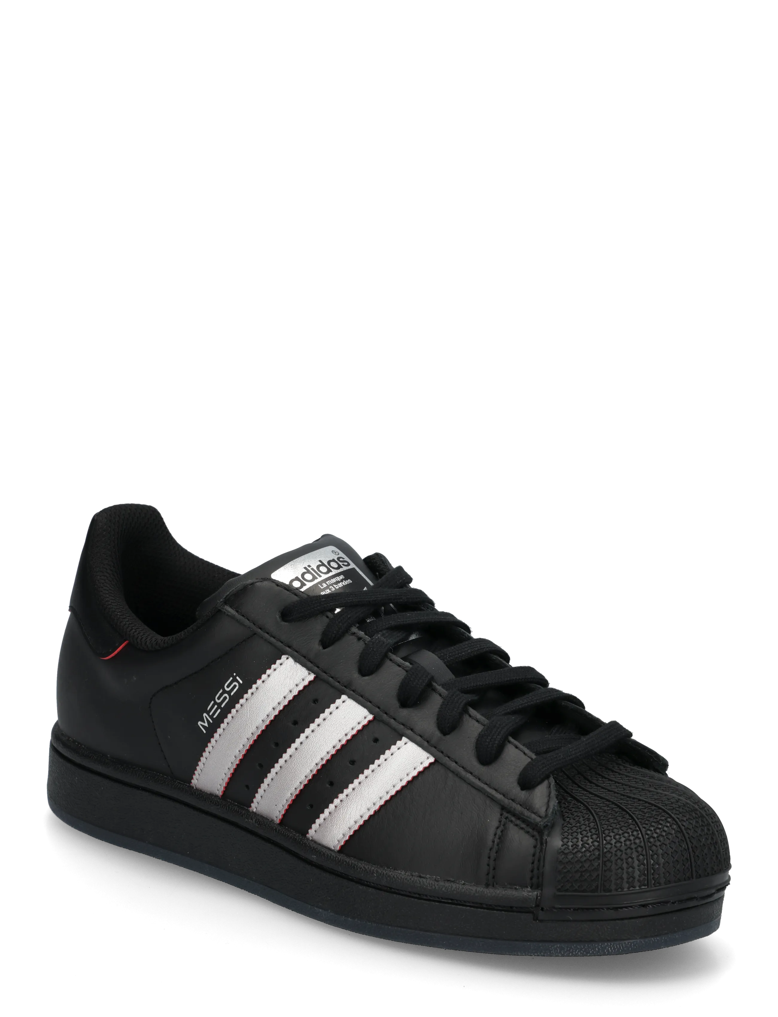 adidas Performance SUPERSTAR MESSI - Shoes - CBLACK/SILVMT/PURRUB / black