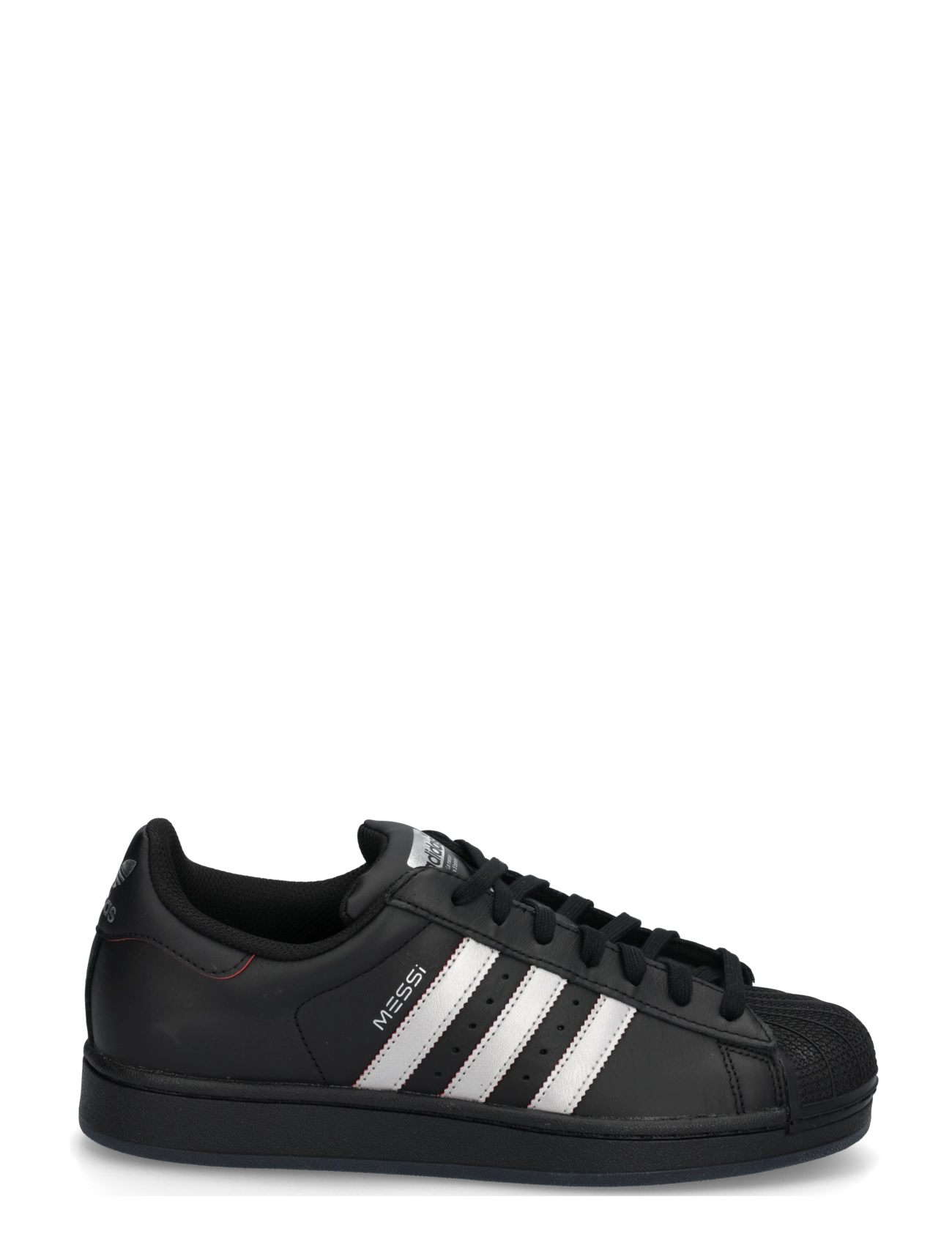 adidas Performance - SUPERSTAR MESSI - låga sneakers - cblack/silvmt/purrub - 2
