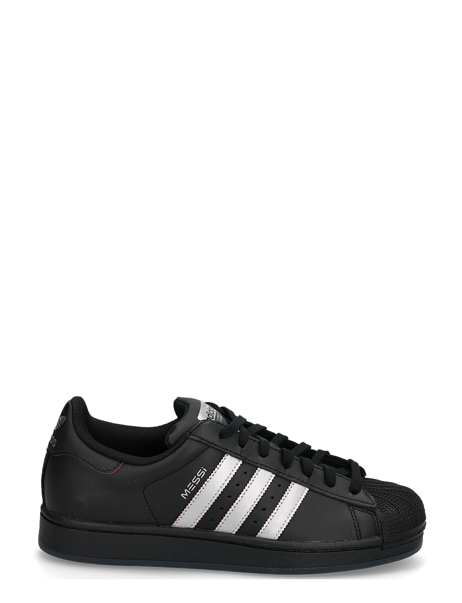 adidas Performance - SUPERSTAR MESSI - låga sneakers - cblack/silvmt/purrub - 2