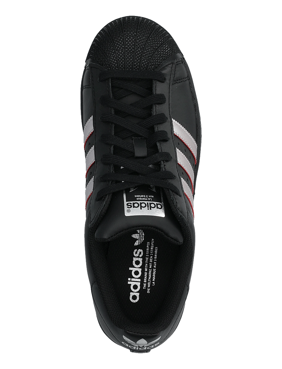 adidas Performance - SUPERSTAR MESSI - låga sneakers - cblack/silvmt/purrub - 3