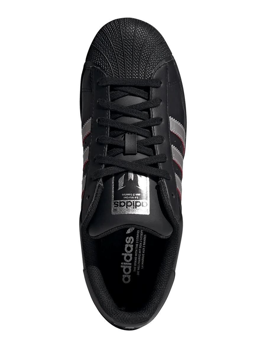 adidas Performance - SUPERSTAR MESSI - kõrge säärega tossud - cblack/silvmt/purrub - 4
