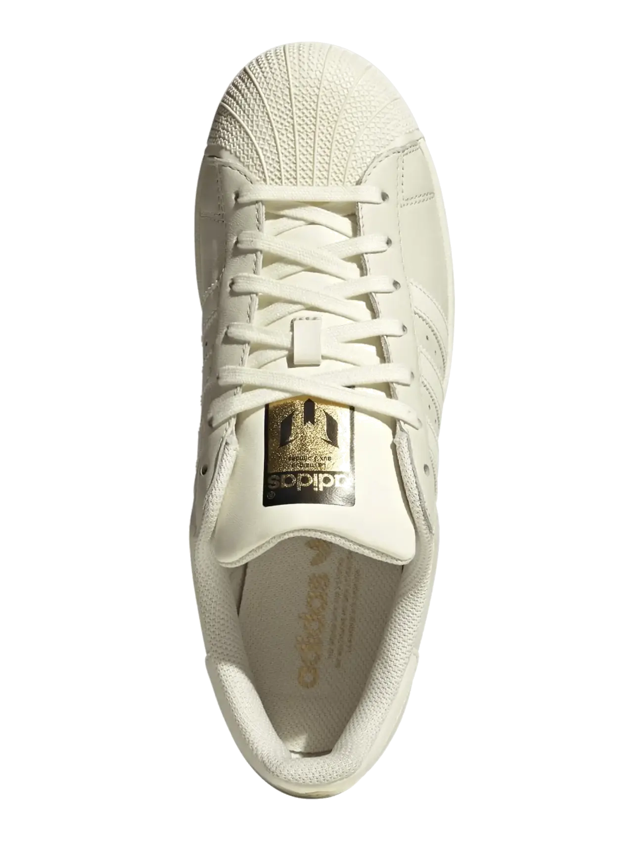 adidas Performance - SUPERSTAR MESSI - ivory/ivory/goldmt - 4