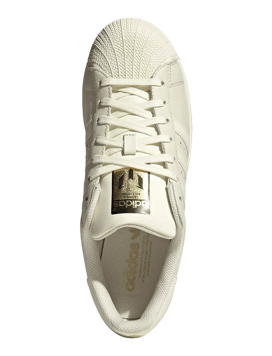 adidas Performance - SUPERSTAR MESSI - lave sneakers - ivory/ivory/goldmt - 4
