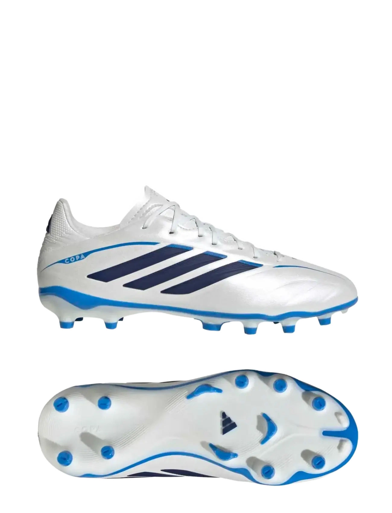 adidas Performance COPA PURE IV LEAGUE FG J - Shoes - ZEROMT/DKBLUE/LURABL / white