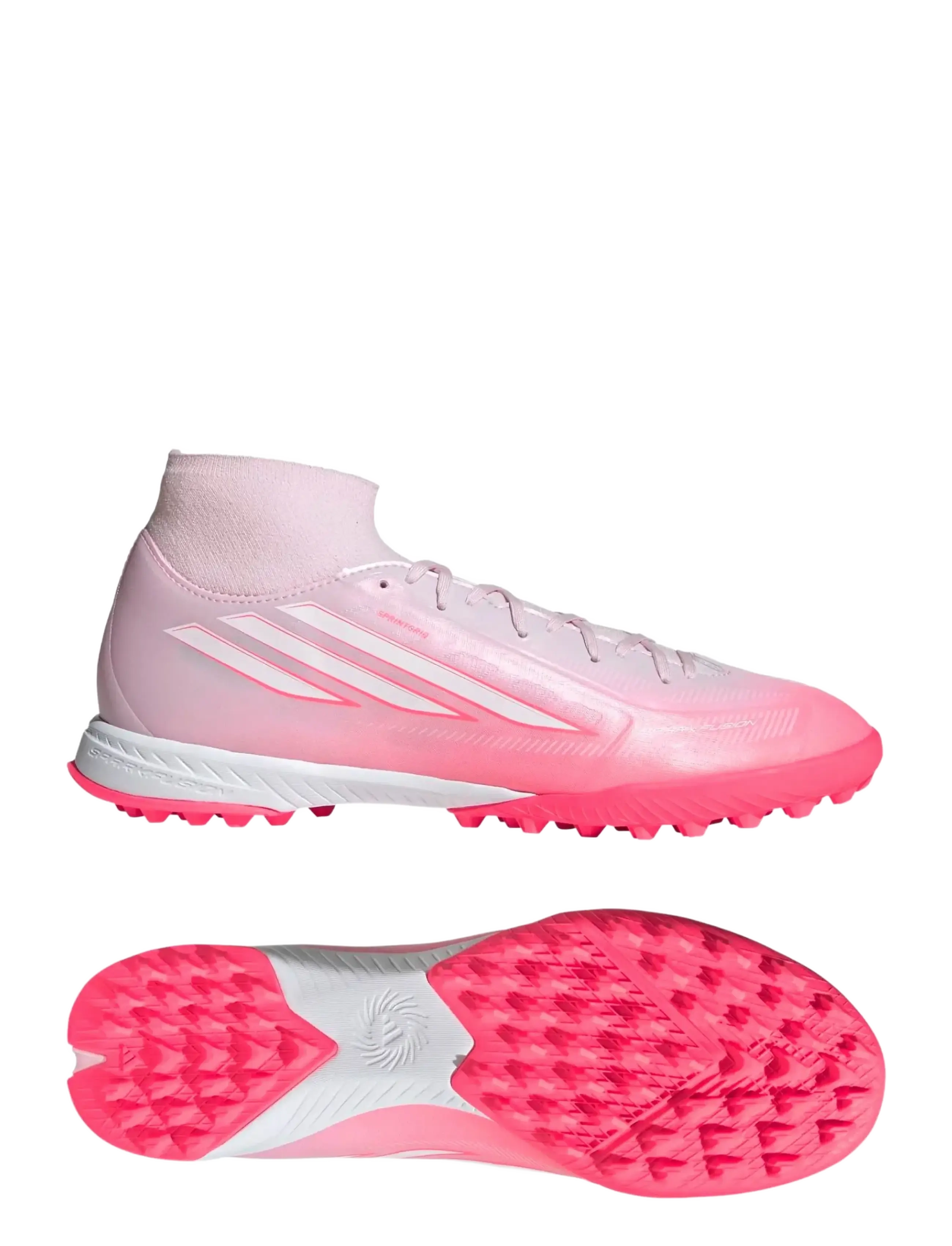 adidas Performance F50 SPARKFUSION LEAGUE TF - View all - SOLTUR/FTWWHT/DISPIN / pink/rose