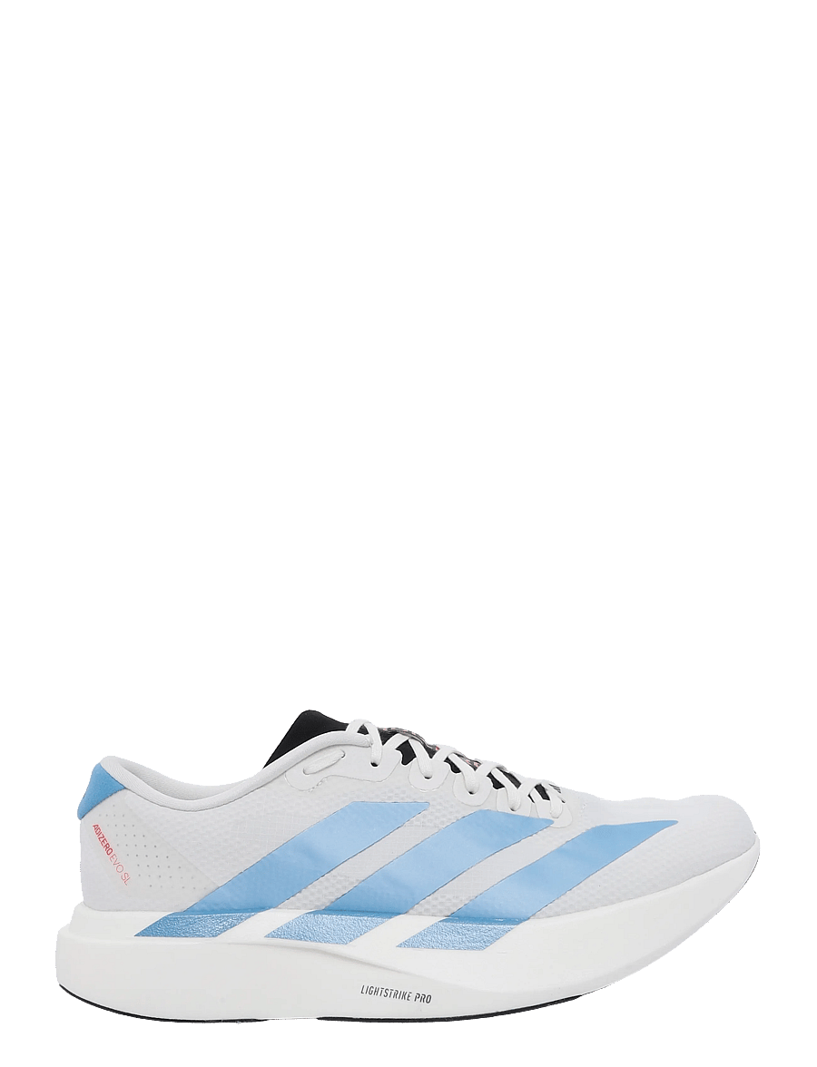 adidas Performance - Adizero EVO SL WOVEN M - jooksujalatsid - owhite/ltblue/brired - 2