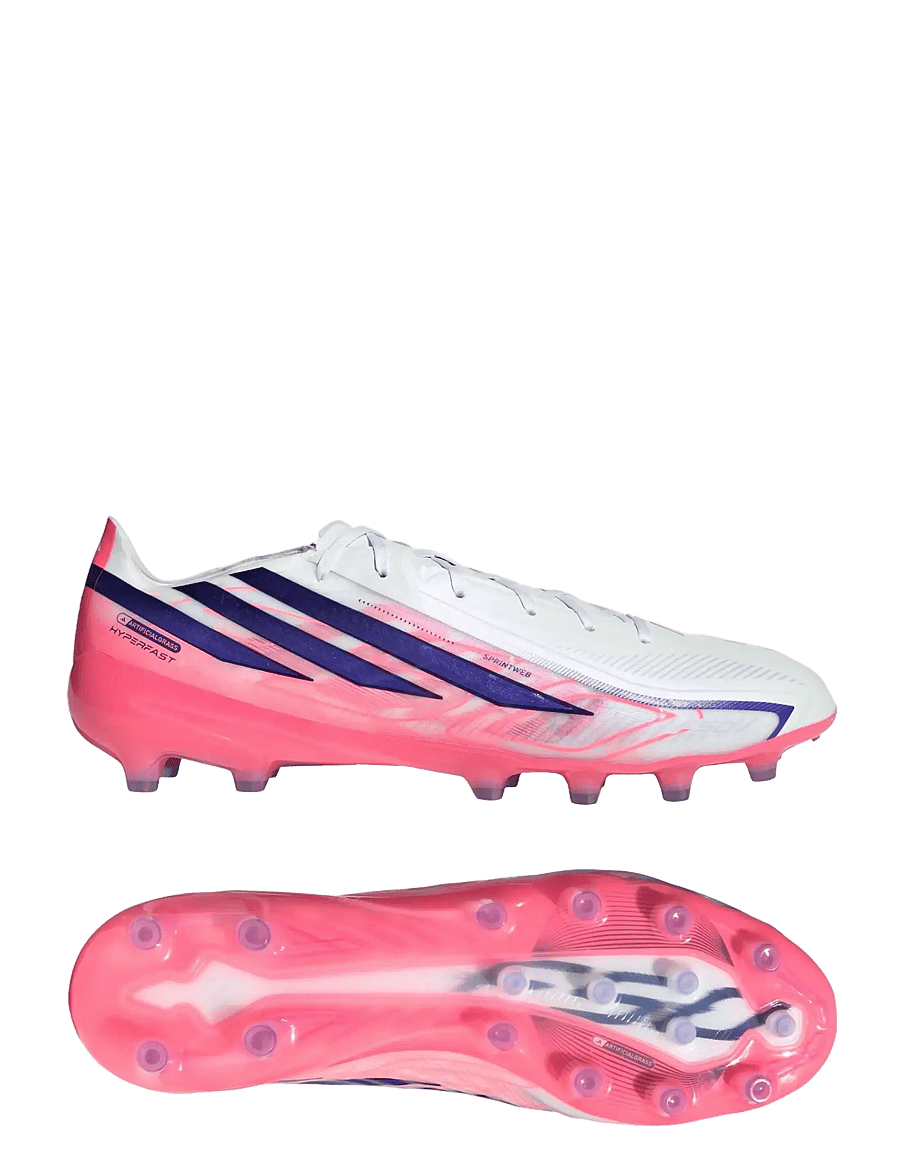 adidas Performance - F50 HYPERFAST PRO AG - football boots - ftwwht/solpur/soltur - 0