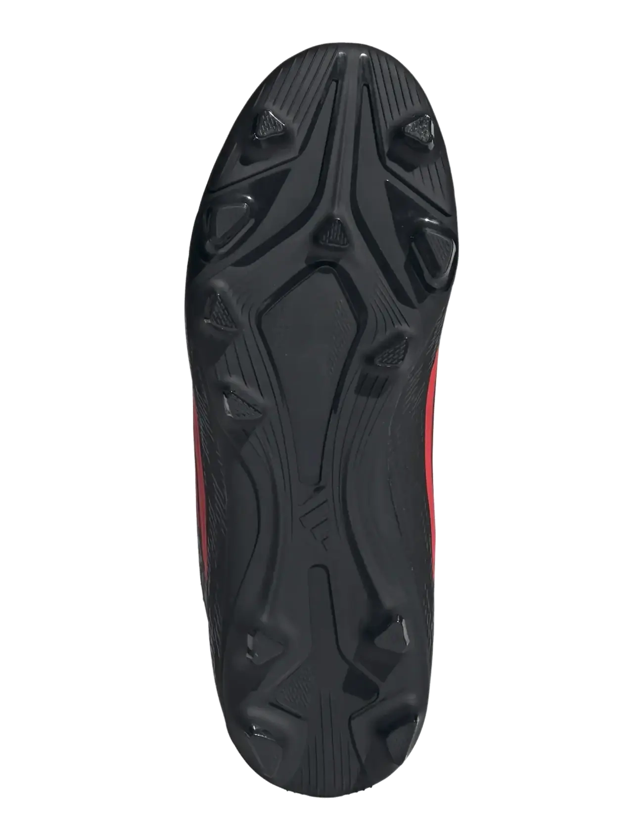 adidas Performance - F50 CLUB MID FG/MG J - jalgpalli puutsad - cblack/lucred/cblack - 5