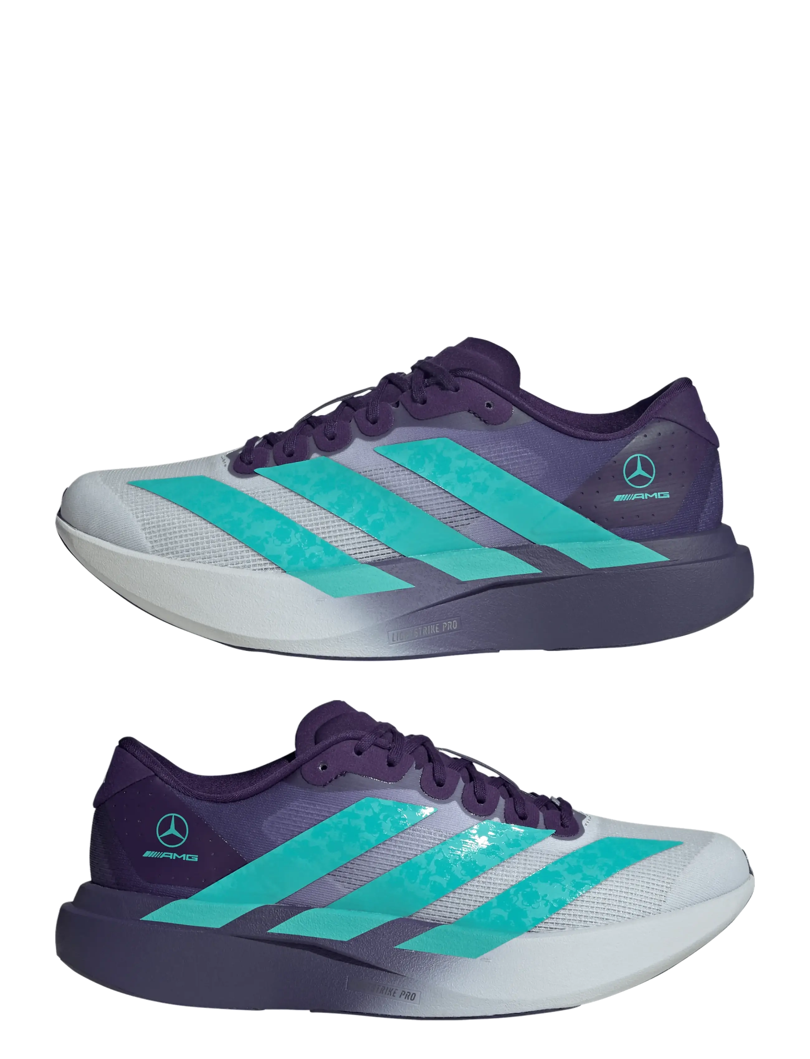 adidas Performance - ADIZERO EVO SL M MER - løbesko - blutin/semiru/dpurpl - 5