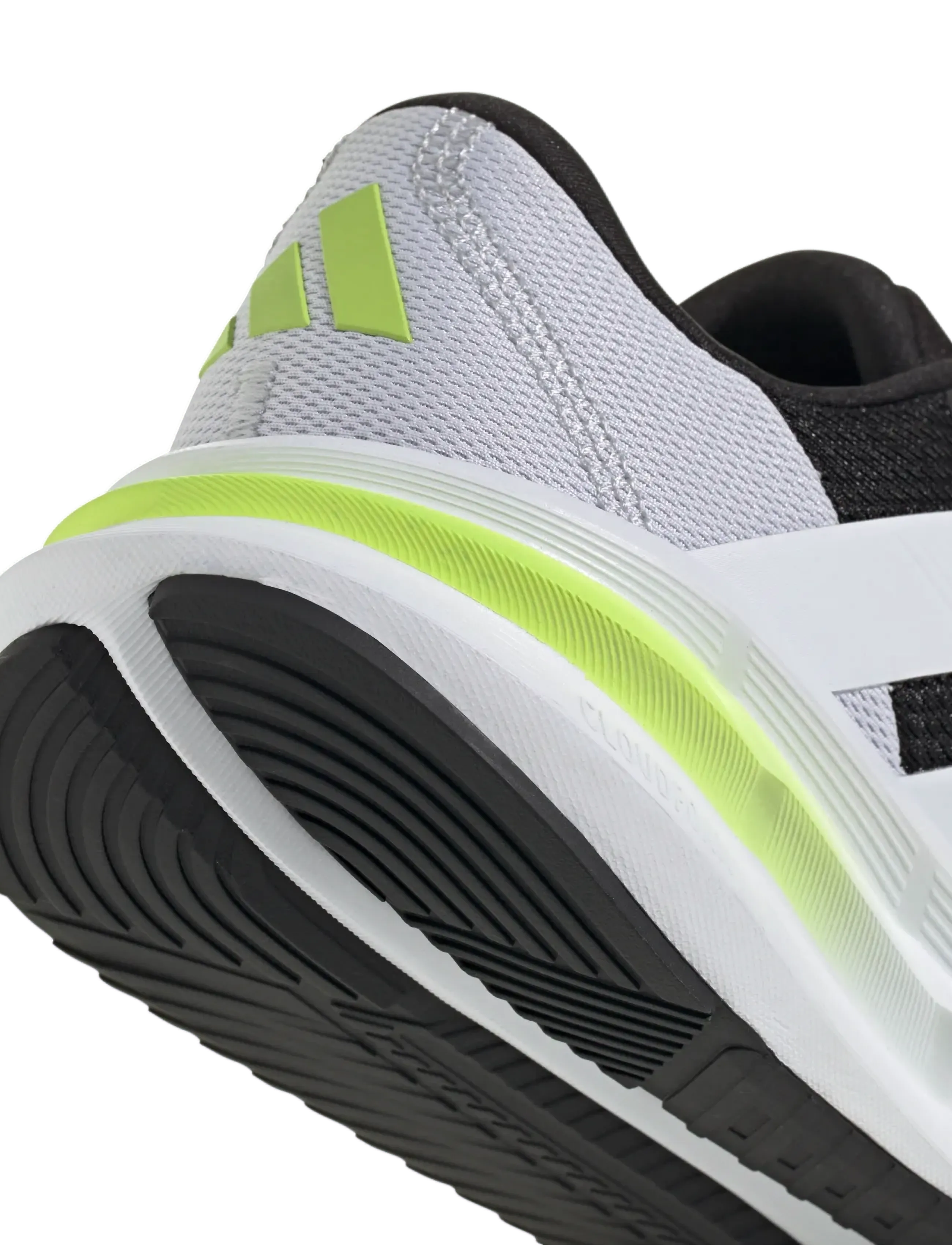 adidas Performance - GALAXY 7 M - running shoes - cblack/ftwwht/sslime - 5