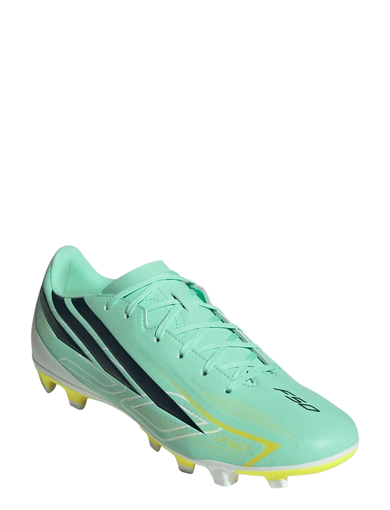 adidas Performance F50 HYPERFAST CLUB FG/MG - adidas - PULMIN/NTNAVY/SOLLEM / green