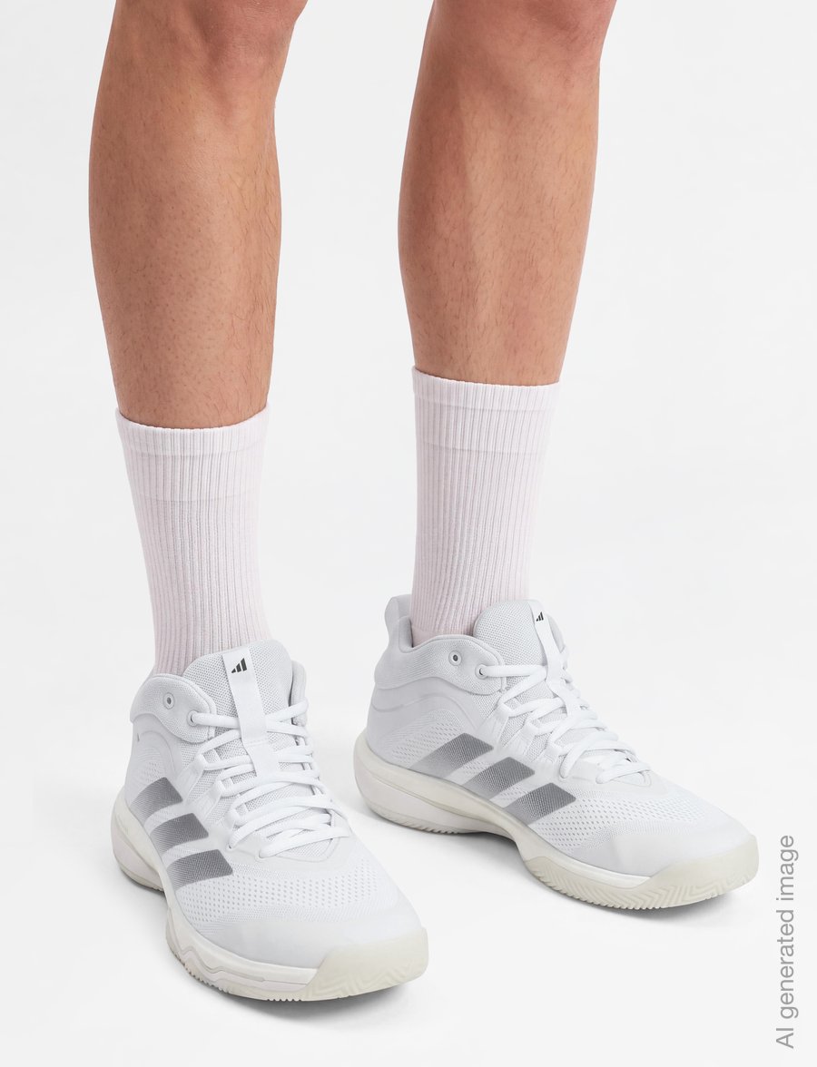 adidas Performance - CRAZYFLIGHT 7 MID M - indoor sports shoes - ftwwht/trgrme/cblack - 5