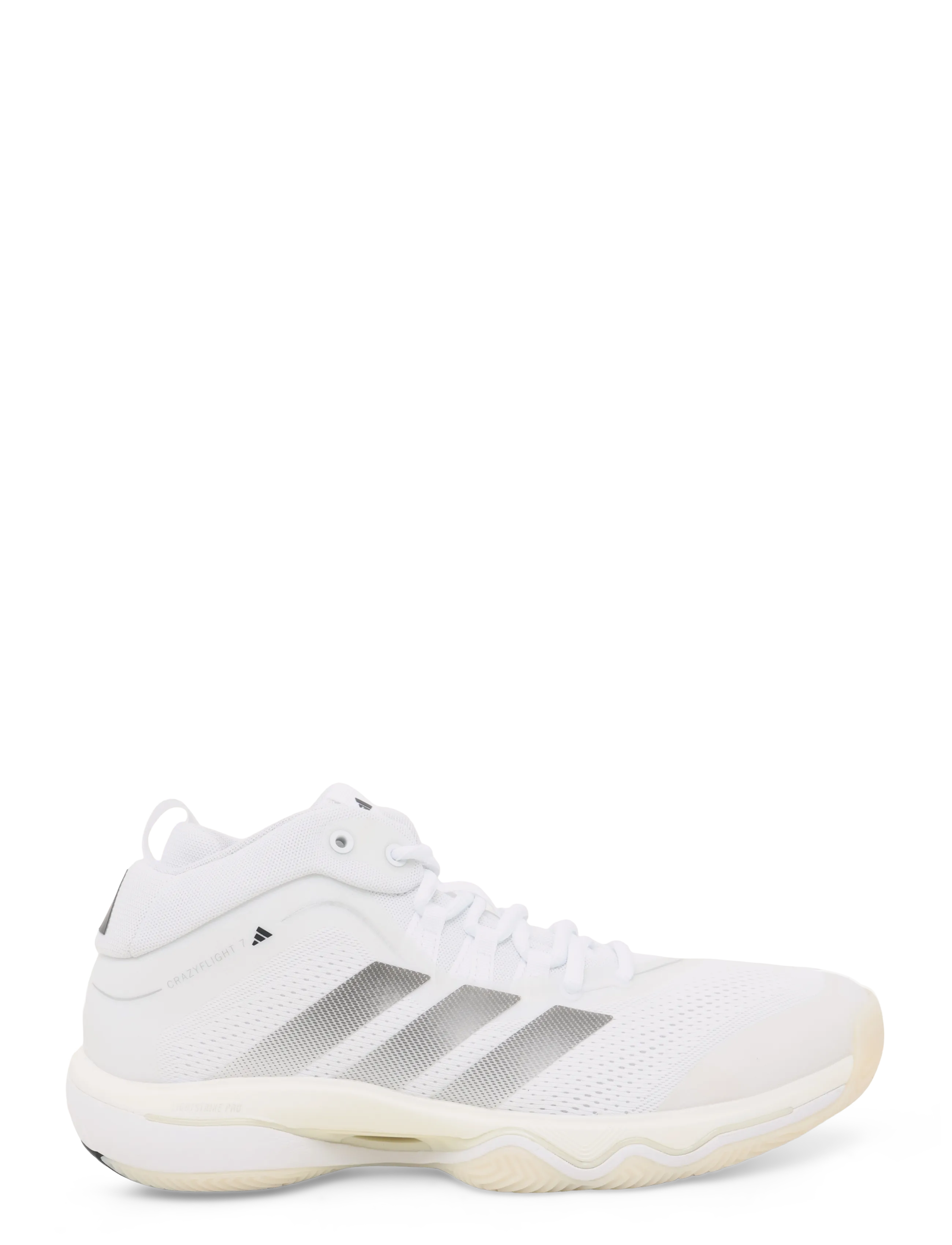 adidas Performance - CRAZYFLIGHT 7 MID M - siseruumide spordijalatsid - ftwwht/trgrme/cblack - 2