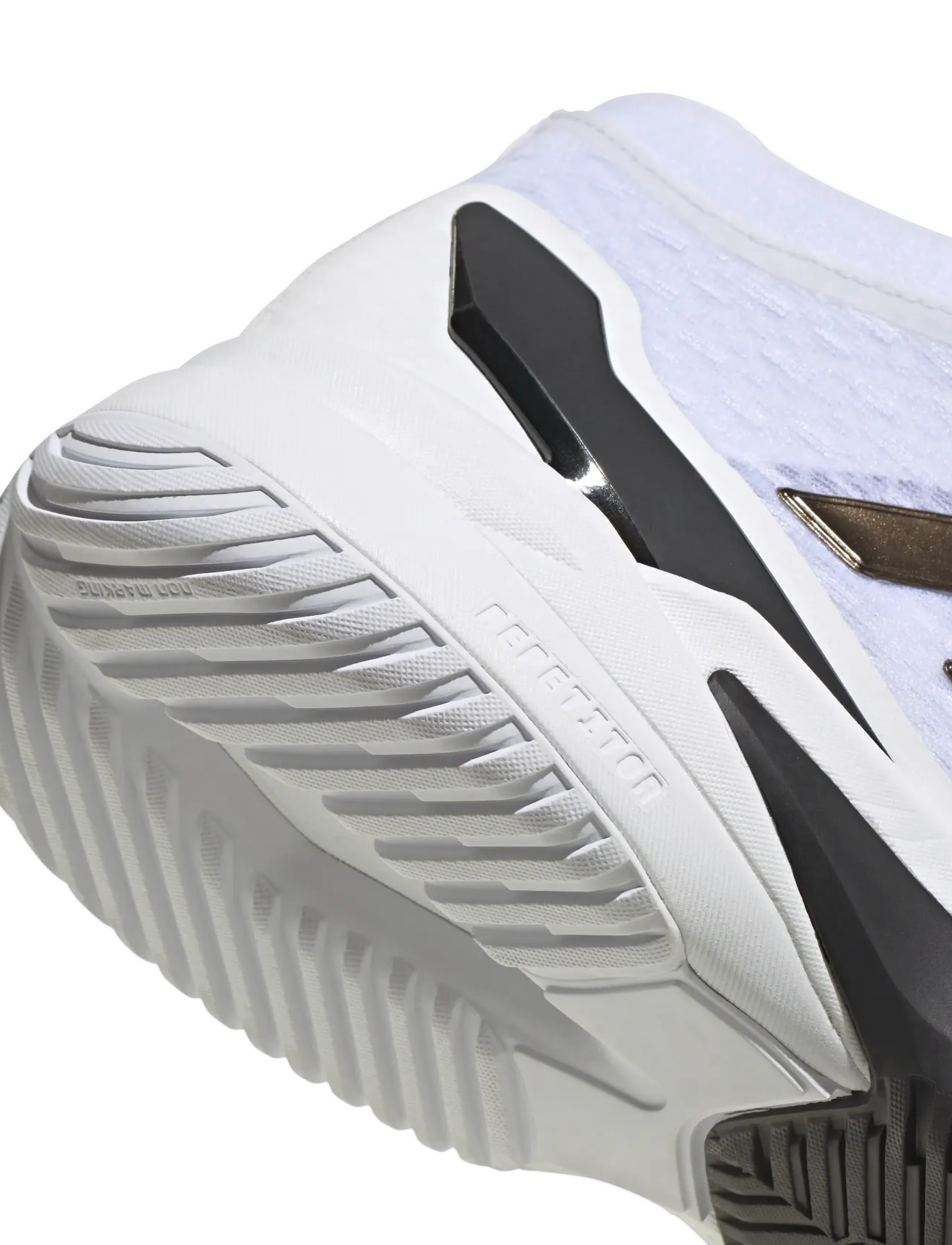 adidas Performance - Crazyflight 6 Mid M - høje sneakers - ftwwht/cblack/ftwwht - 5
