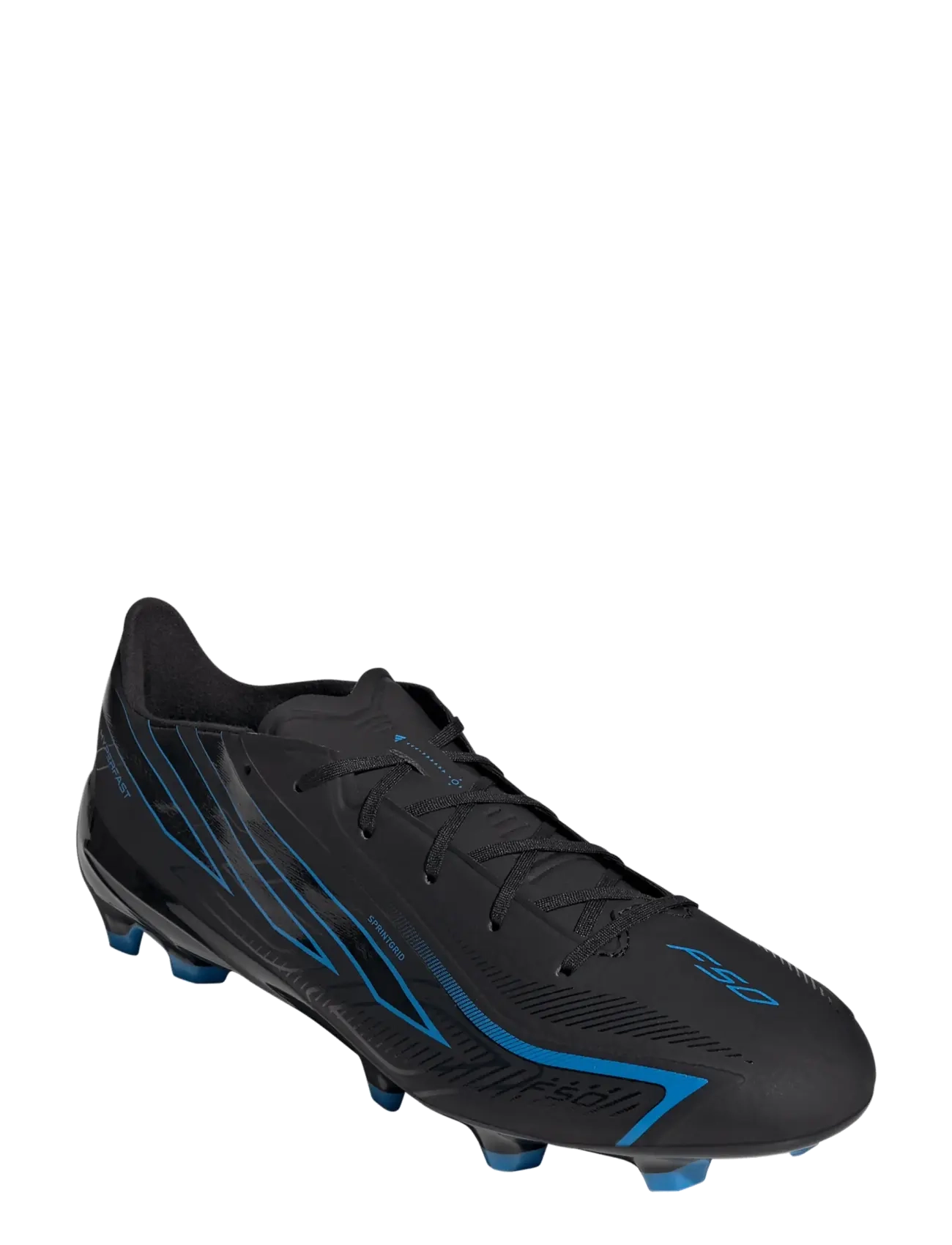 adidas Performance F50 HYPERFAST LEAGUE FG - Fußballstiefel - CBLACK/CBLACK/LURABL / black
