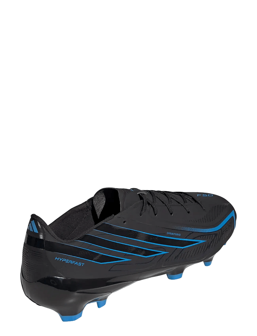 adidas Performance - F50 HYPERFAST LEAGUE FG - jalgpalli puutsad - cblack/cblack/lurabl - 3